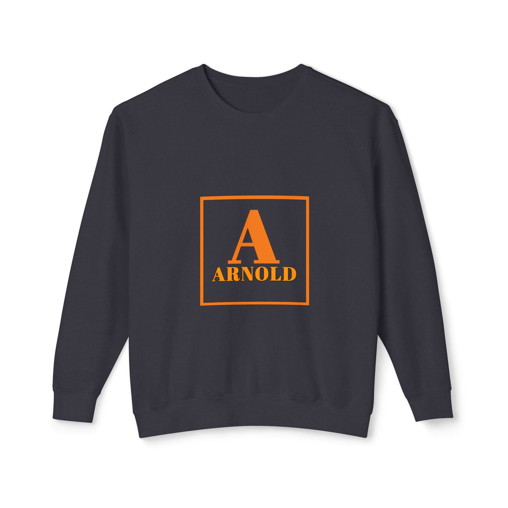 Arnold Monogram Crewneck Sweatshirt — Personalized Initial A Design
