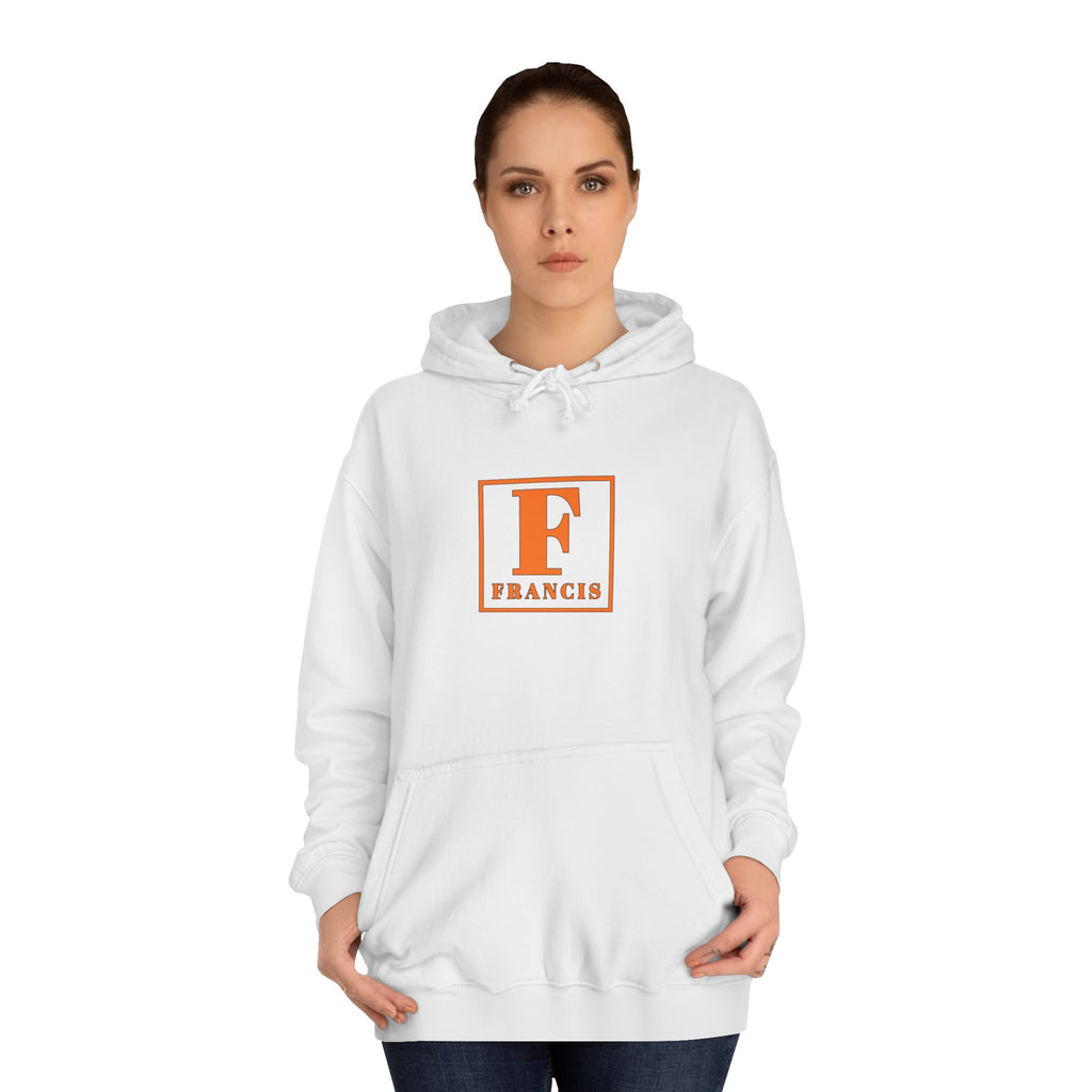 Francis Initial Hoodie - College Letter F Monogram Sweatshirt