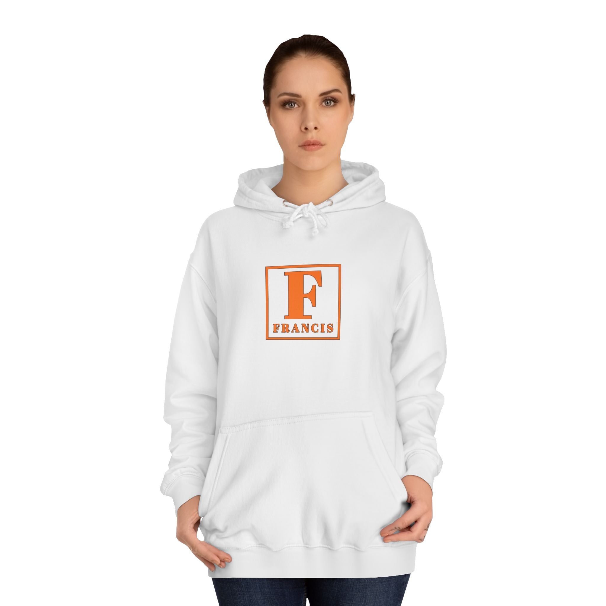 Francis Initial Hoodie - College Letter F Monogram Sweatshirt