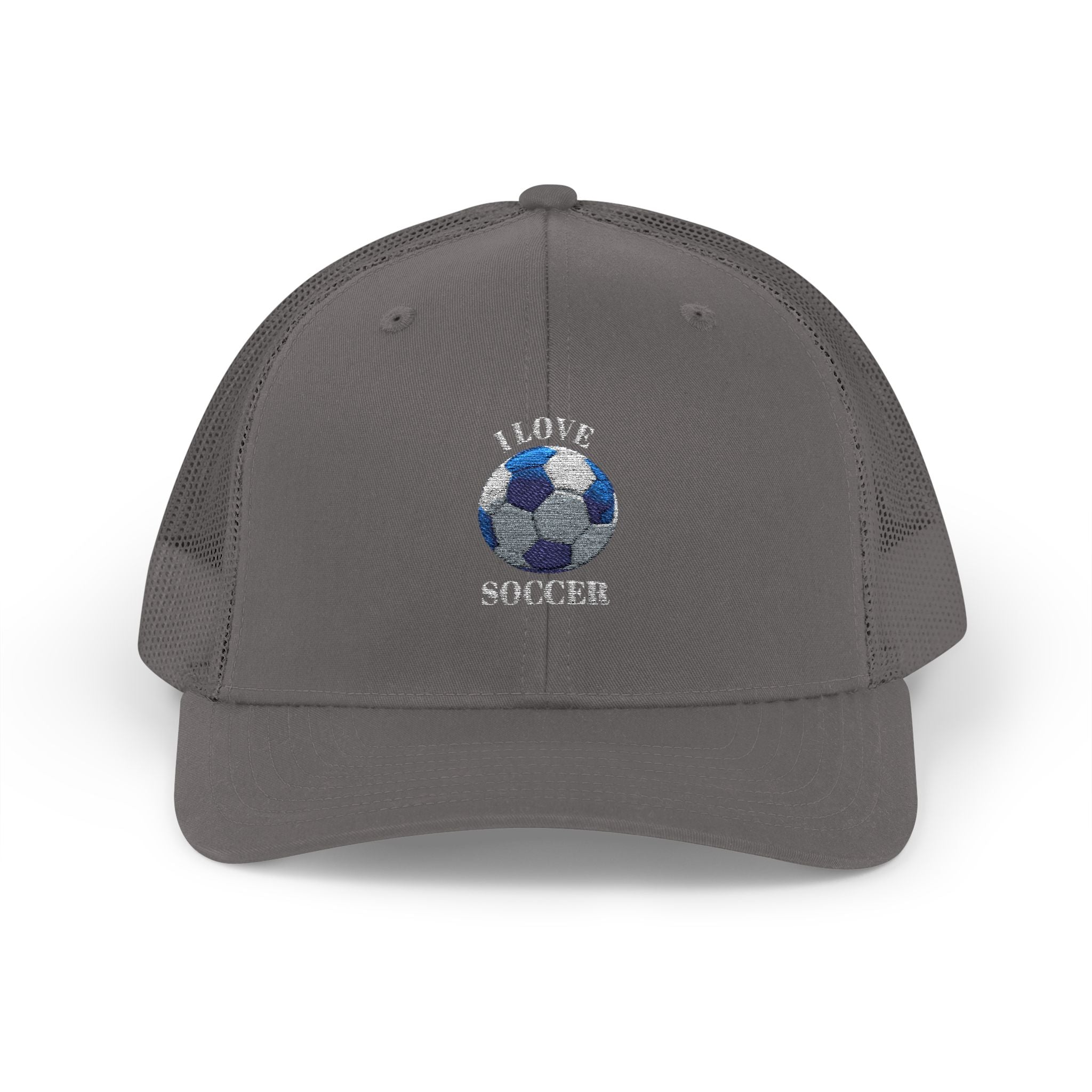 Soccer Mom Trucker Cap - Glitter Soccer Ball Snapback