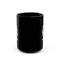 I Love Soccer Black Ceramic Mug — 11oz & 15oz