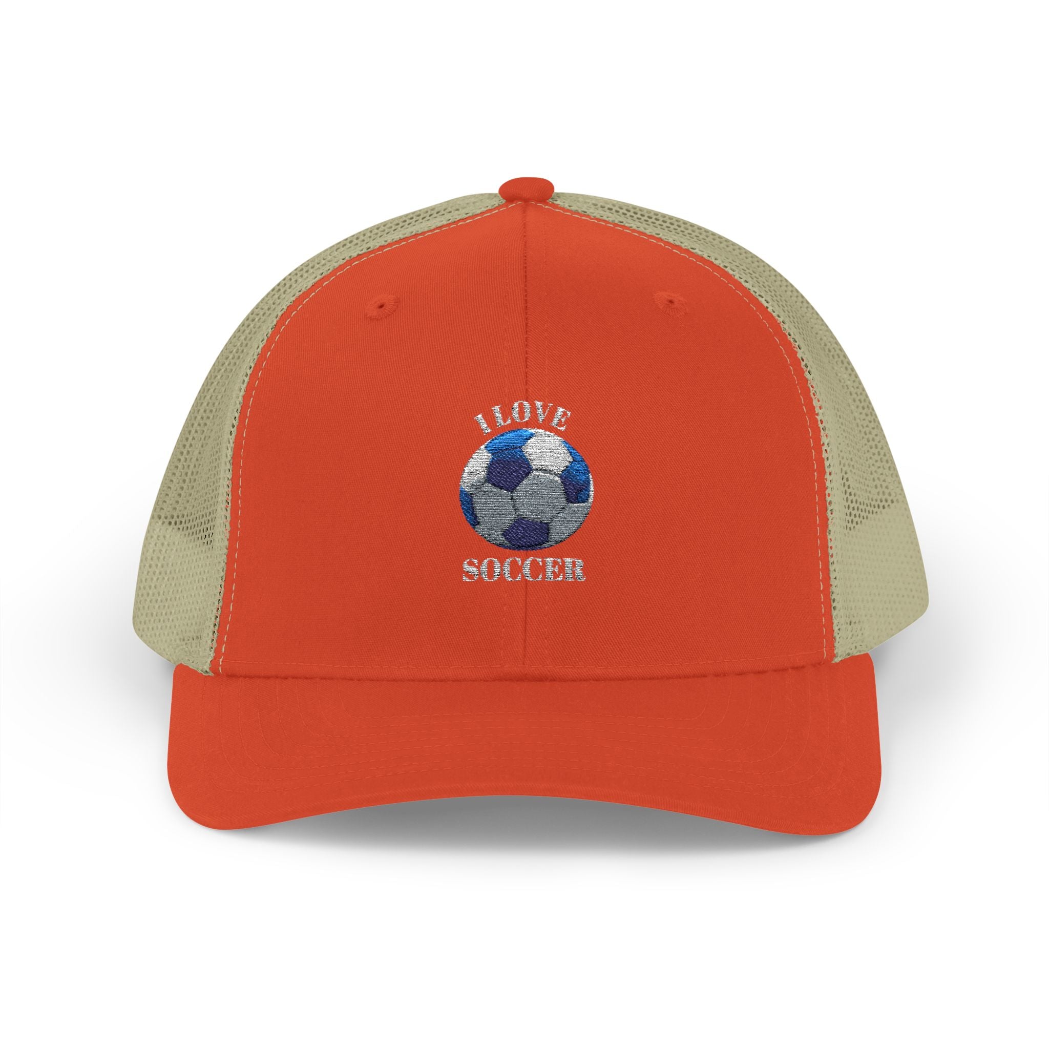 Soccer Mom Trucker Cap - Glitter Soccer Ball Snapback