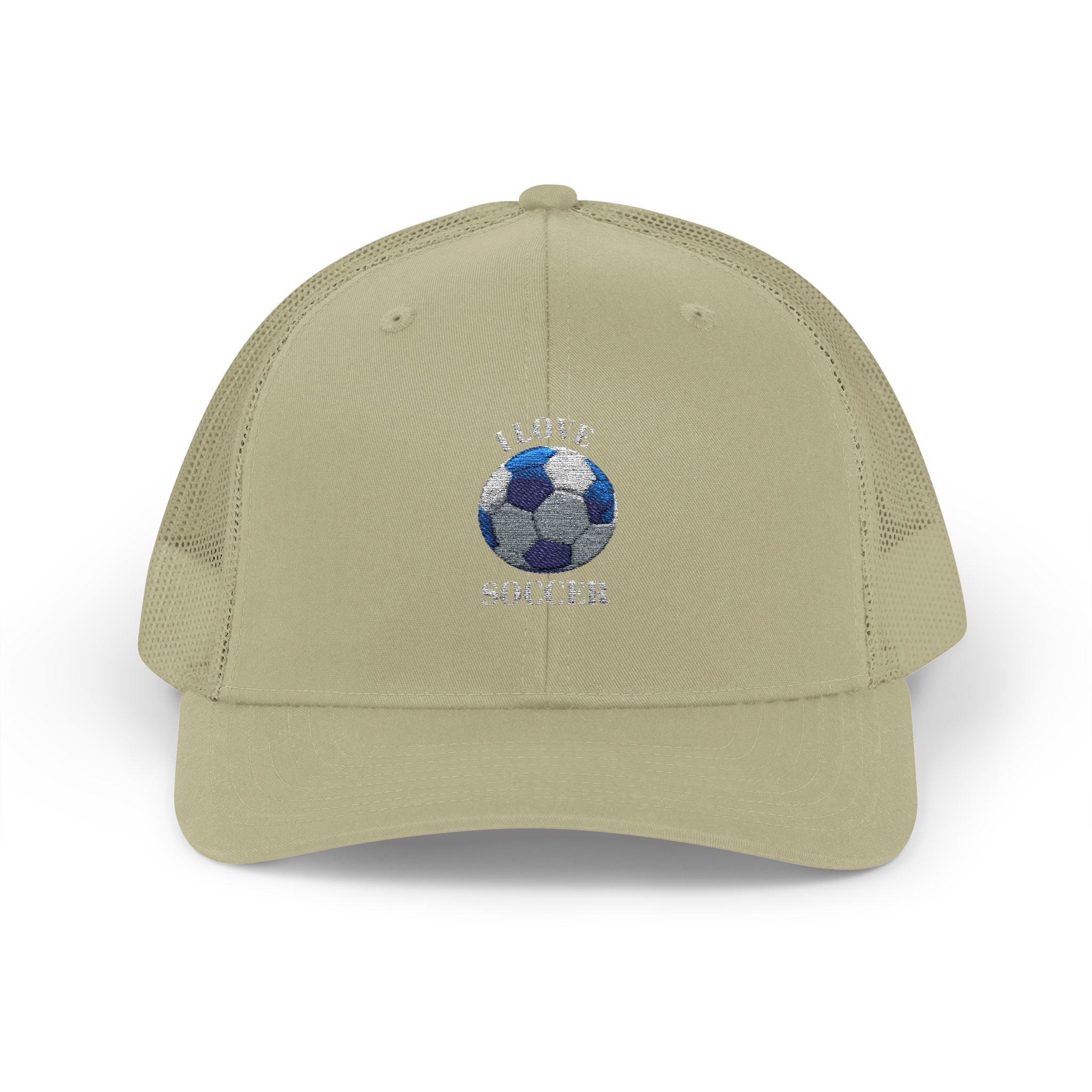 Soccer Mom Trucker Cap - Glitter Soccer Ball Snapback