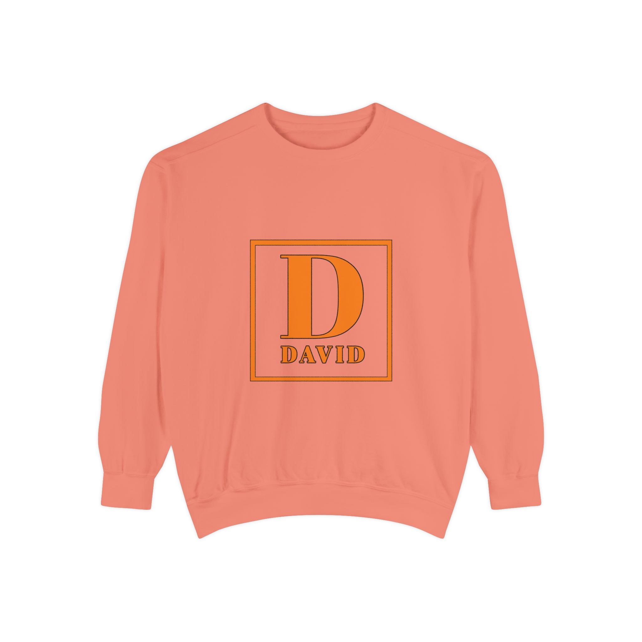 David Monogram Sweatshirt — Personalized Initial D Crewneck