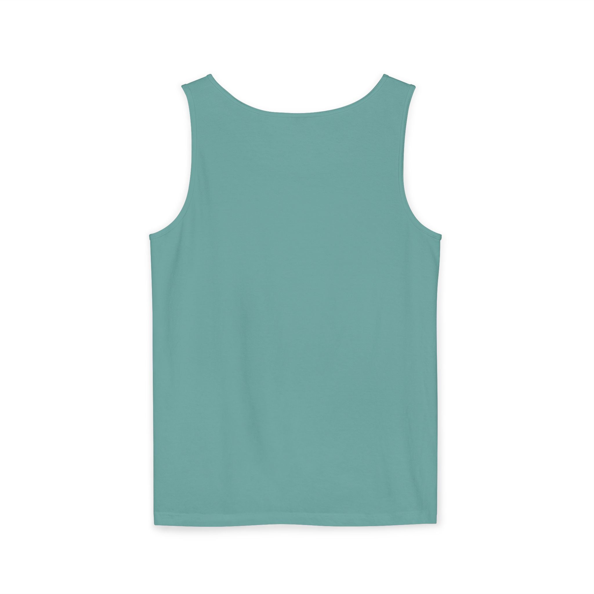 Ben Monogram Tank Top — Orange Initial B Vintage Box Graphic