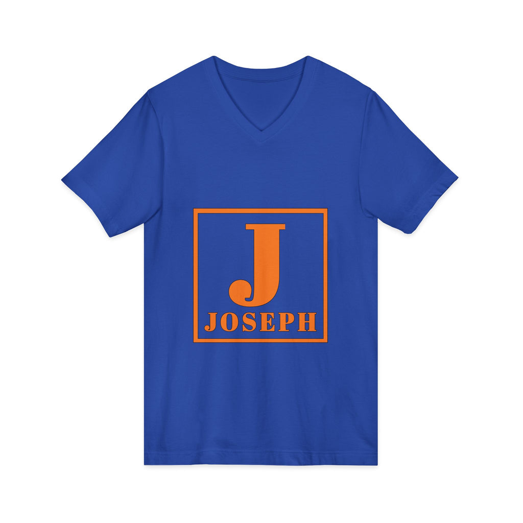 Unisex Jersey Short Sleeve V-Neck Tee