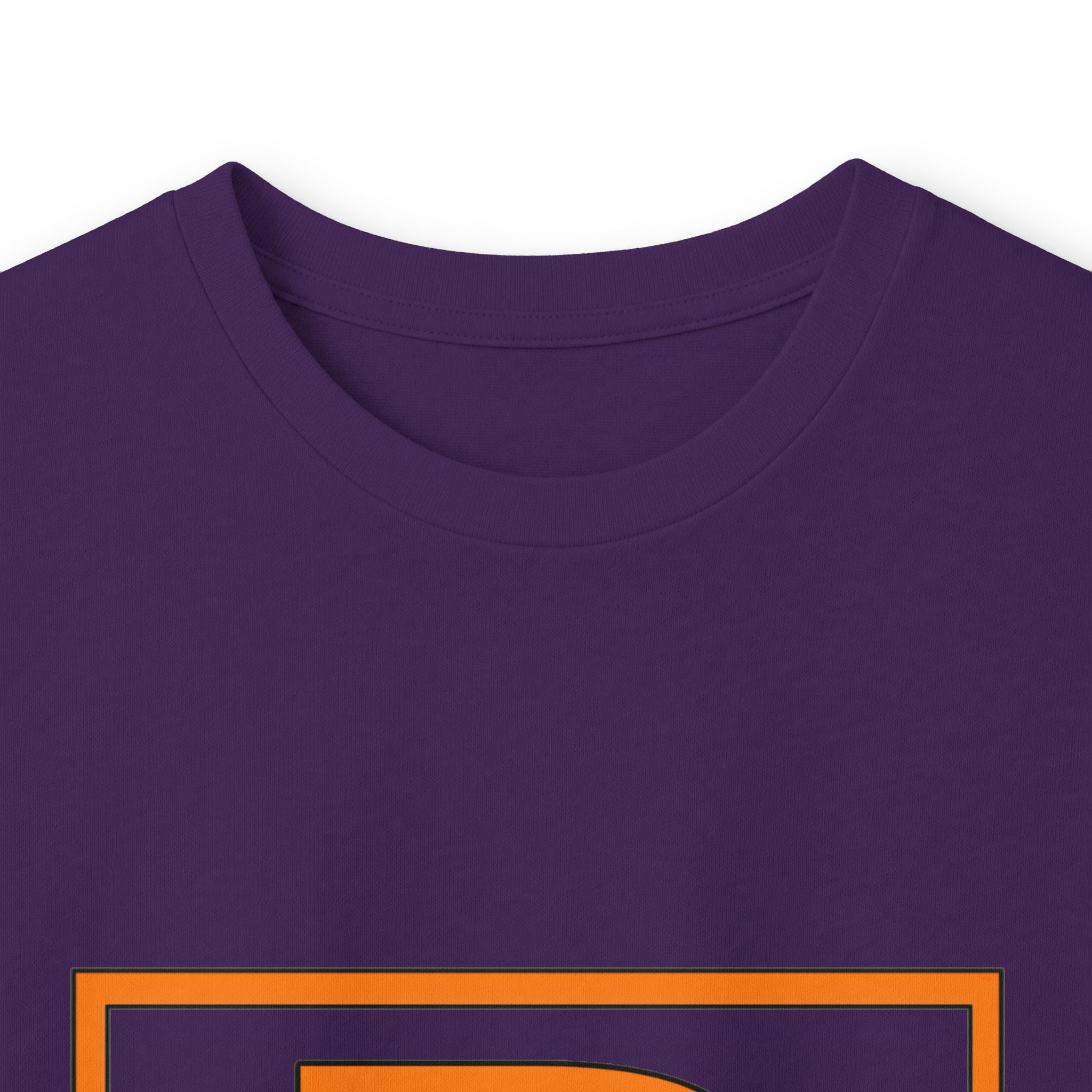 Patrick Monogram Long Sleeve Tee — Orange Block Initial P