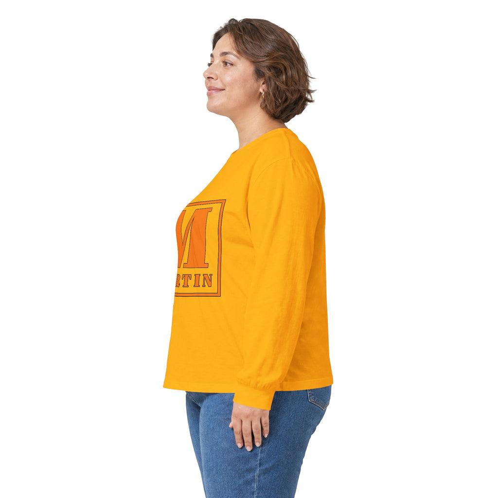 Monogram 'M Martin' Long Sleeve Tee — Personalized Initial Shirt