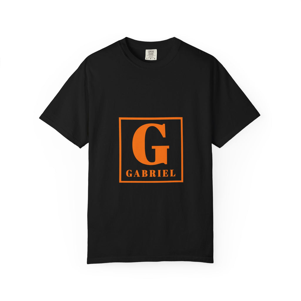 Personalized 'G' Name Monogram T-Shirt — Gabriel Initial Tee
