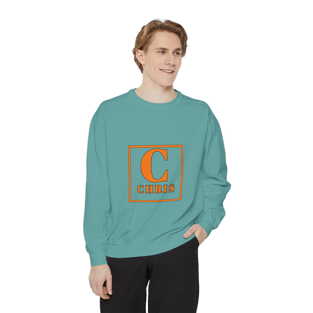 Personalized 'C' Initial Sweatshirt — Chris Monogram Crewneck