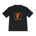 Francis Initial Tee — Orange Block Monogram Moisture-Wicking Shirt