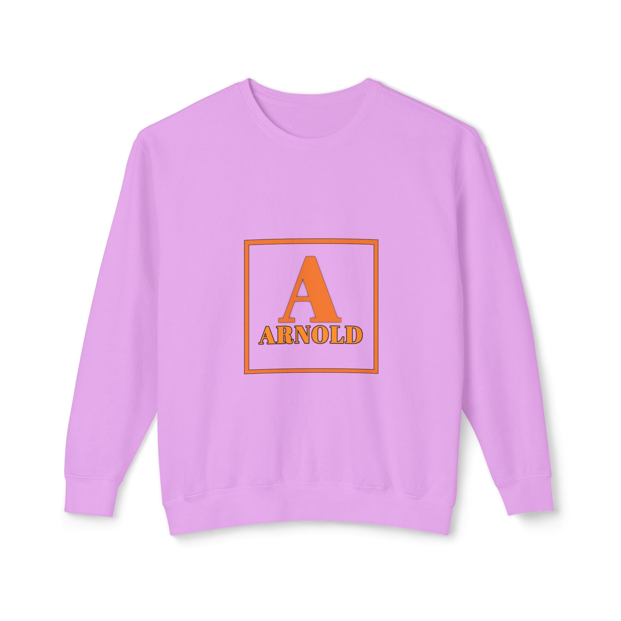Arnold Monogram Crewneck Sweatshirt — Personalized Initial A Design
