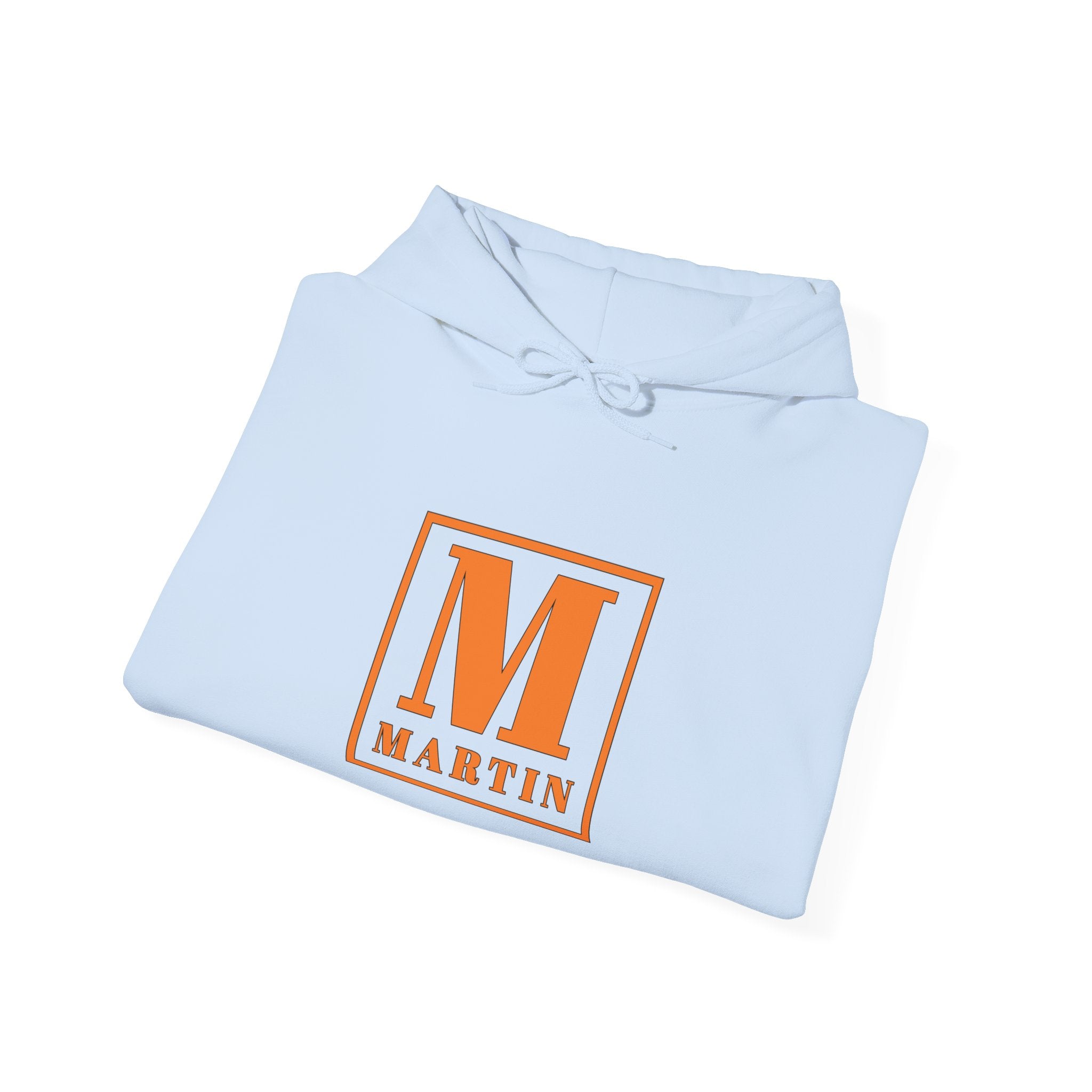 Monogram 'M Martin' Hoodie — Custom Initial Square Logo