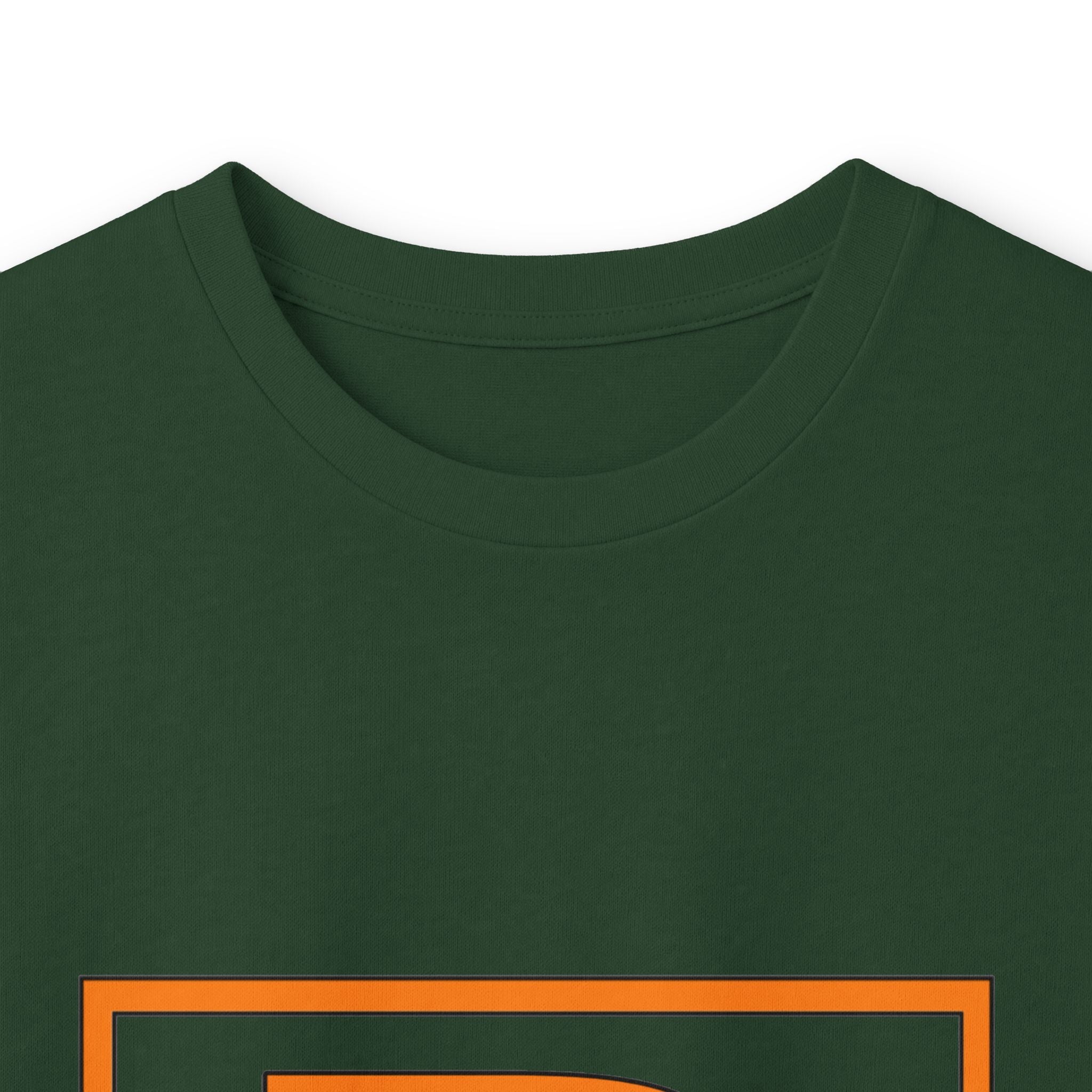 Richard Monogram Long Sleeve Tee — Retro Orange Initial R Shirt