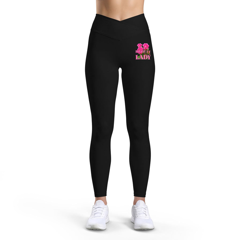 Floral Lady High-Waist Leggings