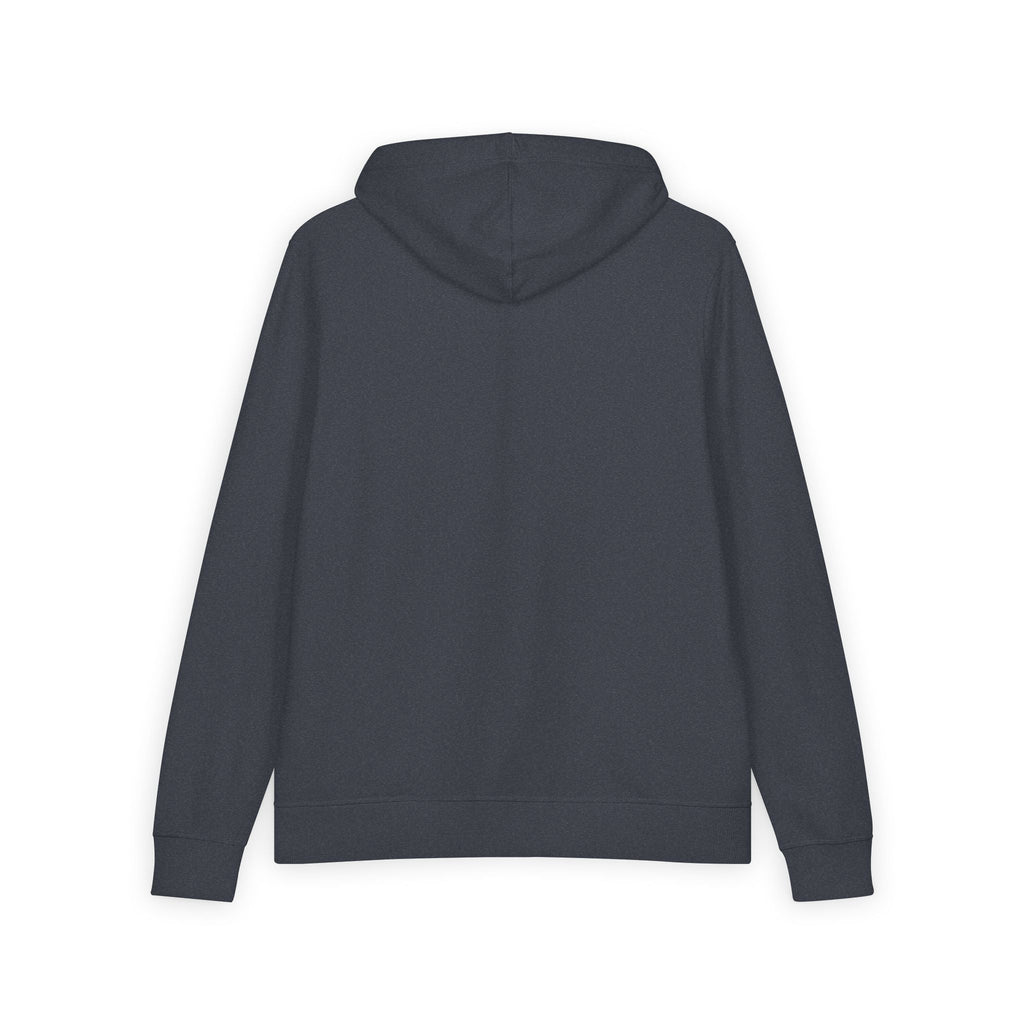 Men's Full-Zip Hoodie — Small Rustic Camper Patch Logo