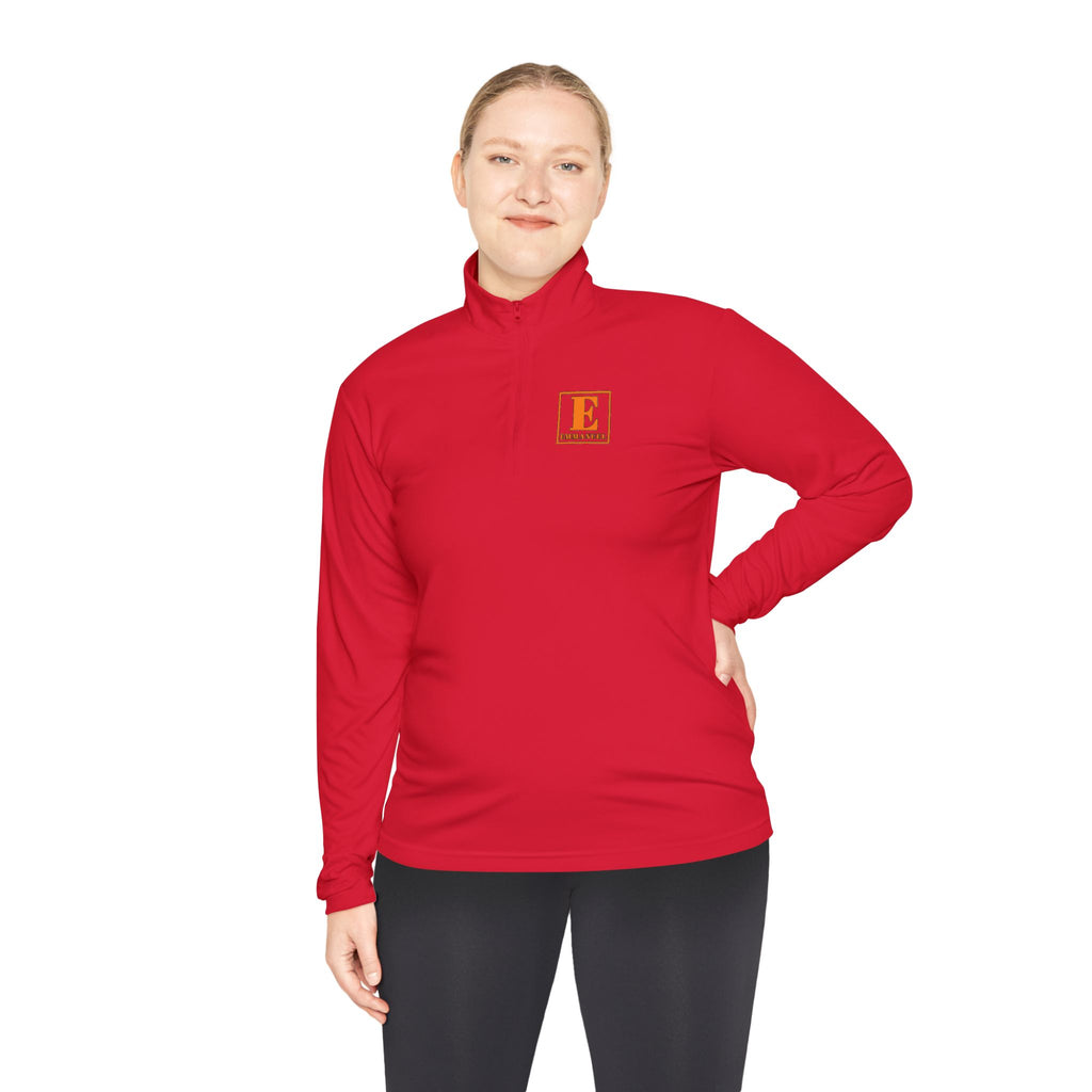 Ember Block E Quarter-Zip Pullover