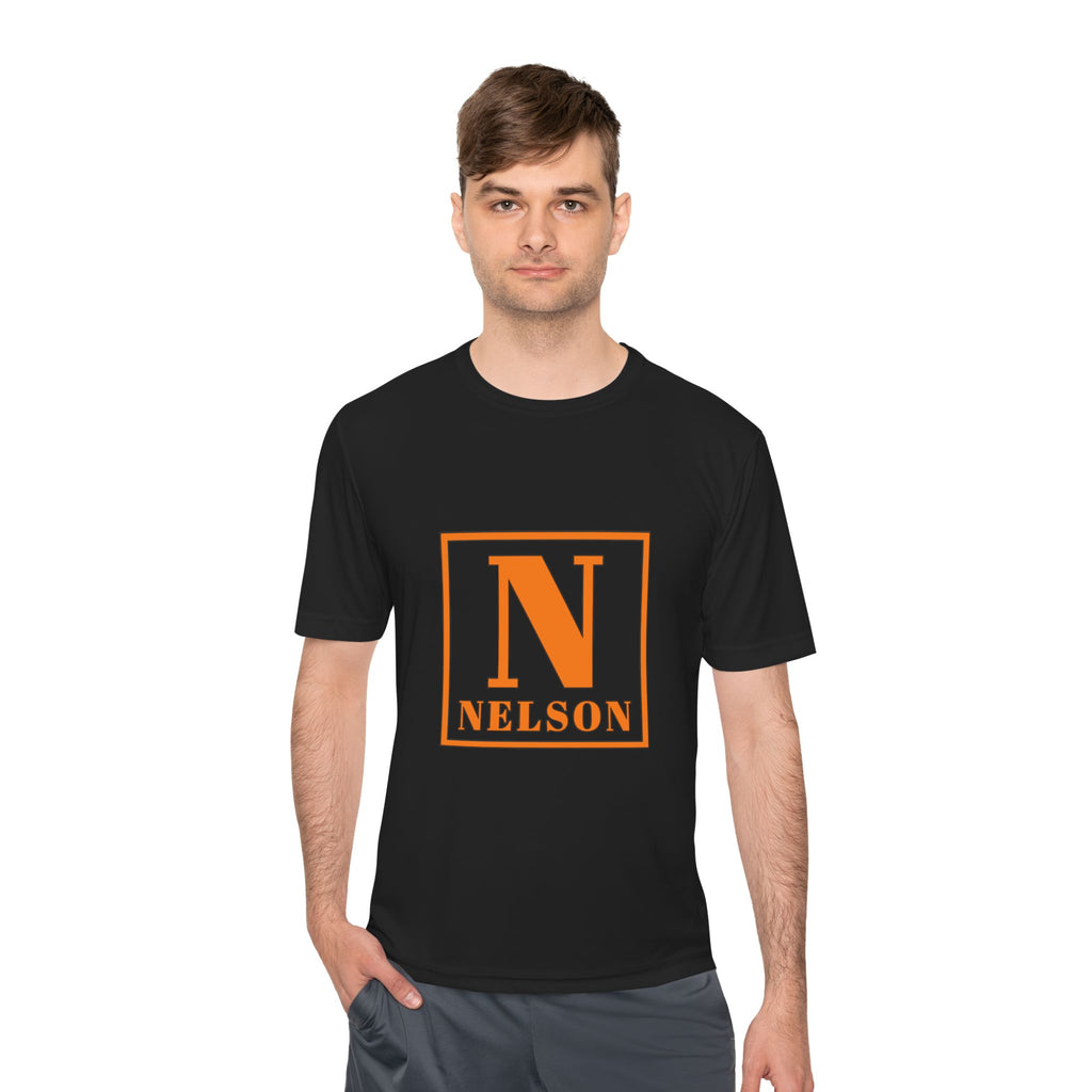 Nelson Monogram Tee — Personalized Initial N Moisture-Wicking Shirt