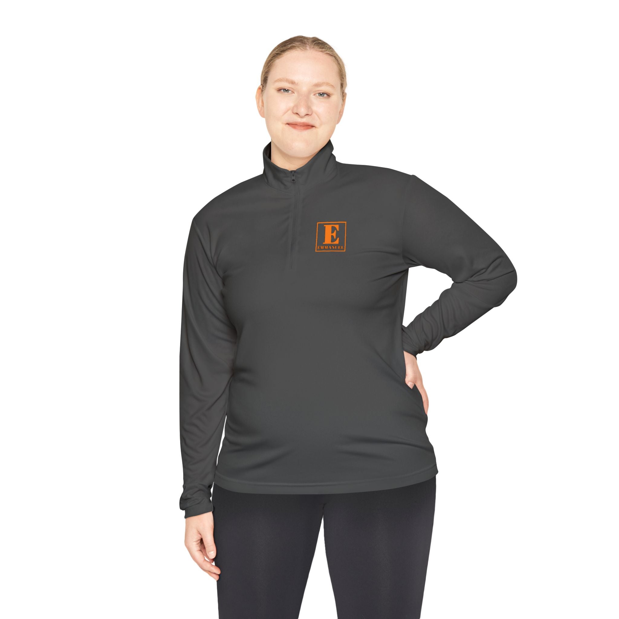 Ember Block E Quarter-Zip Pullover