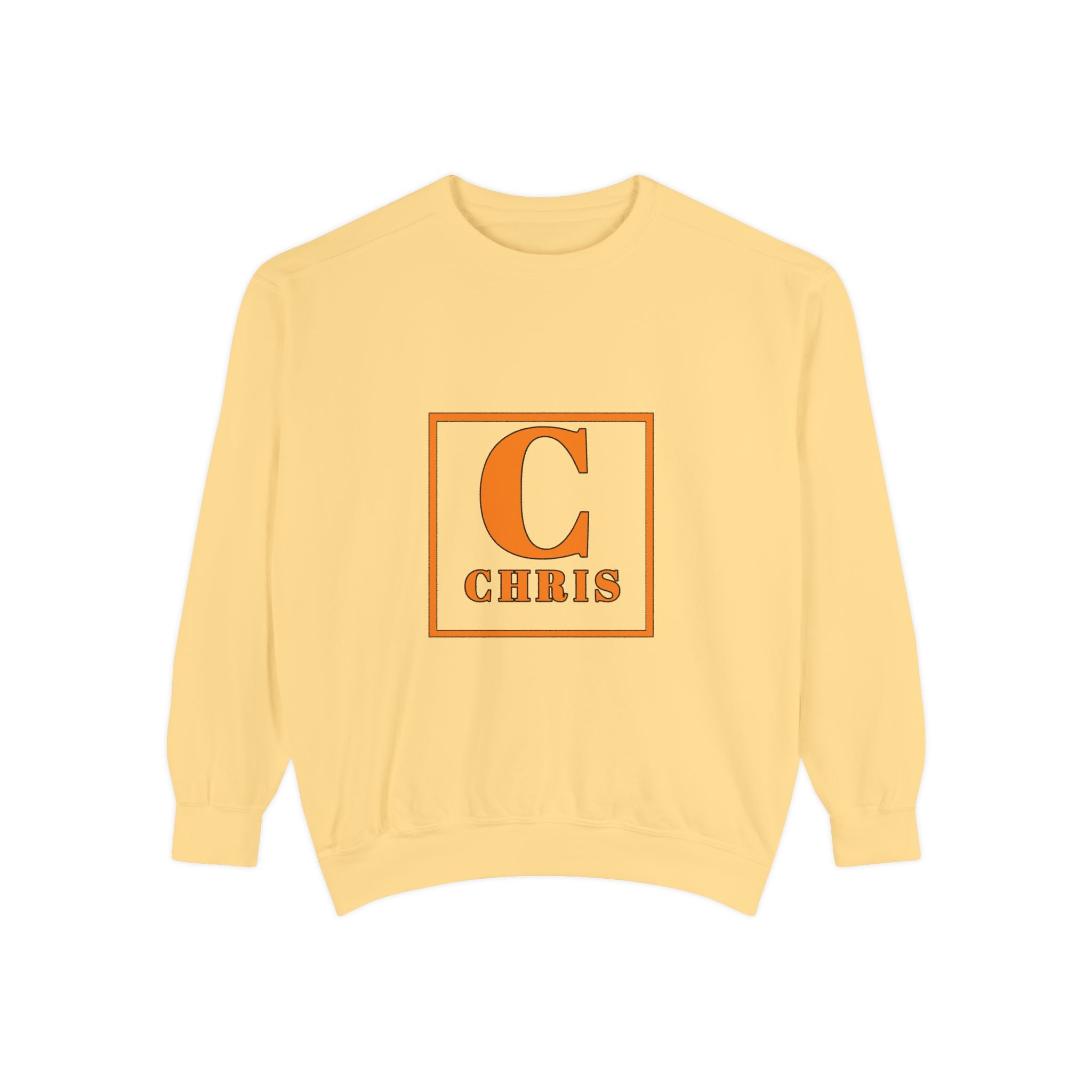 Personalized 'C' Initial Sweatshirt — Chris Monogram Crewneck
