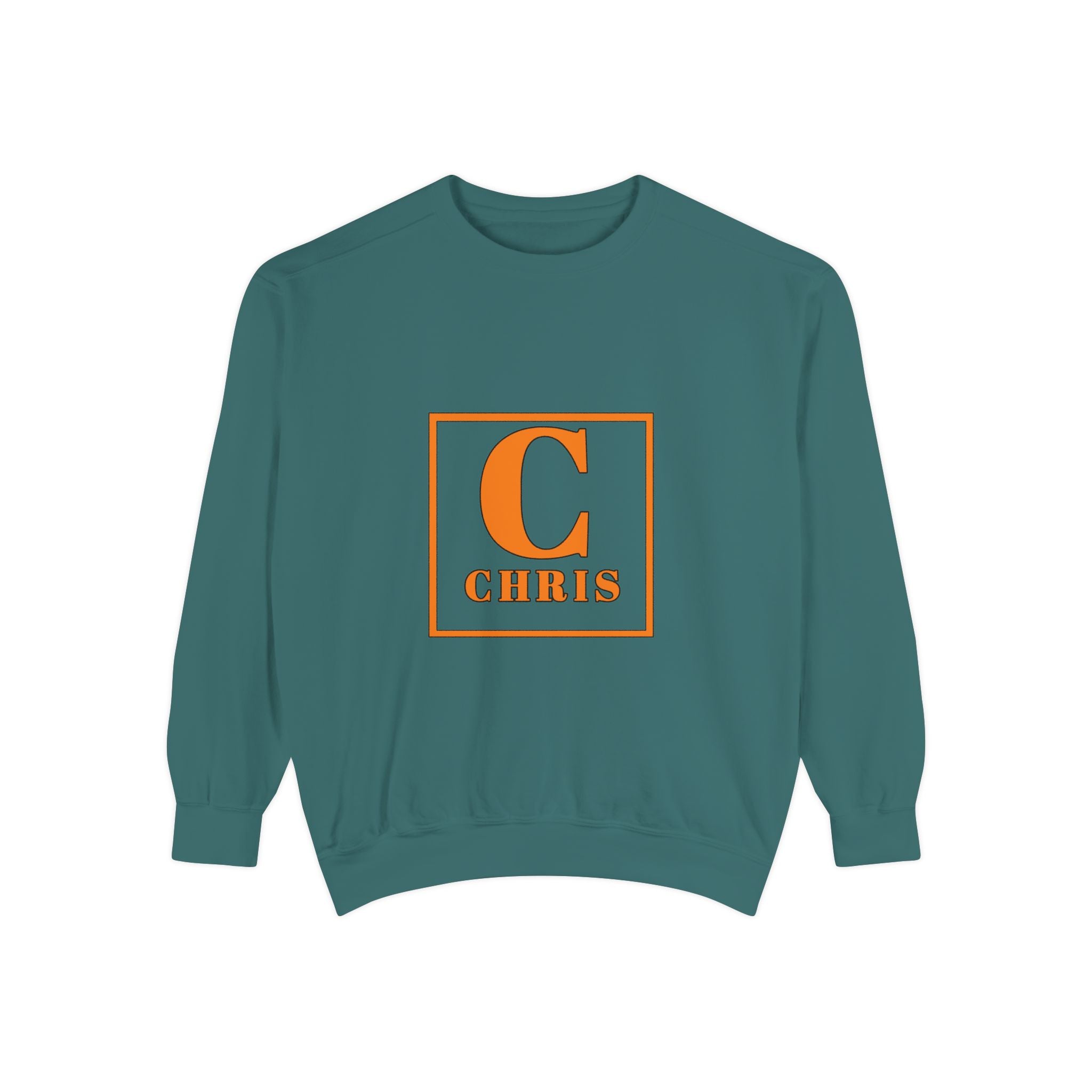 Personalized 'C' Initial Sweatshirt — Chris Monogram Crewneck