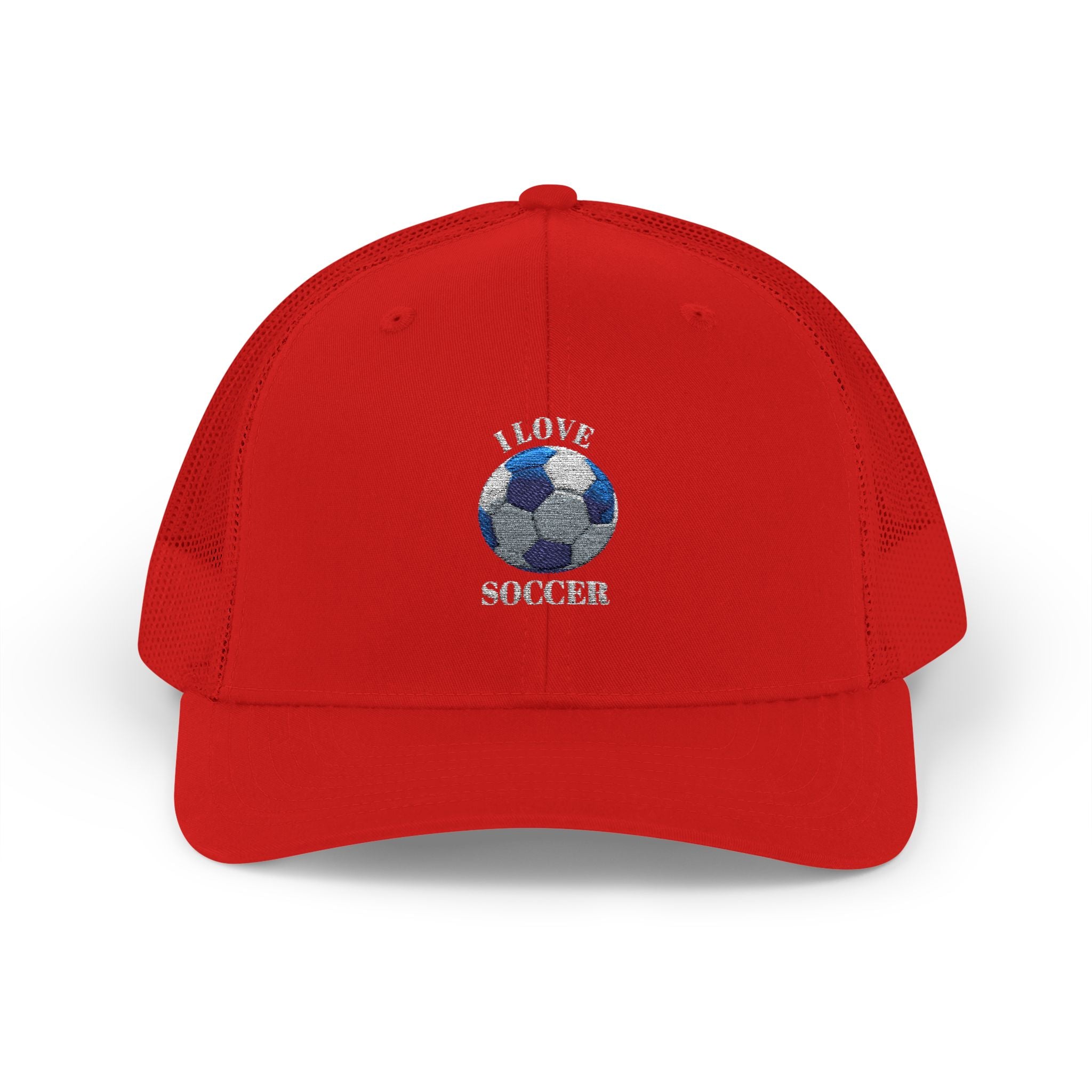 Soccer Mom Trucker Cap - Glitter Soccer Ball Snapback