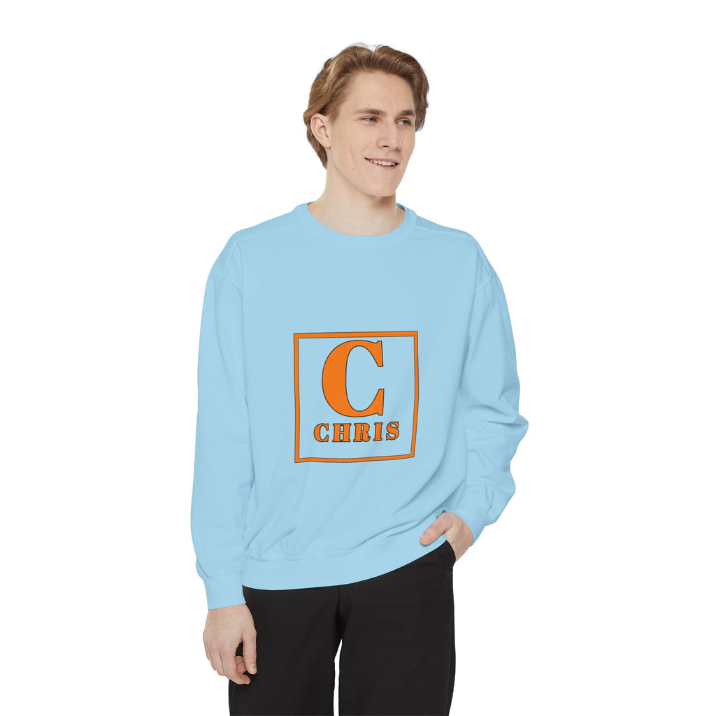 Personalized 'C' Initial Sweatshirt — Chris Monogram Crewneck