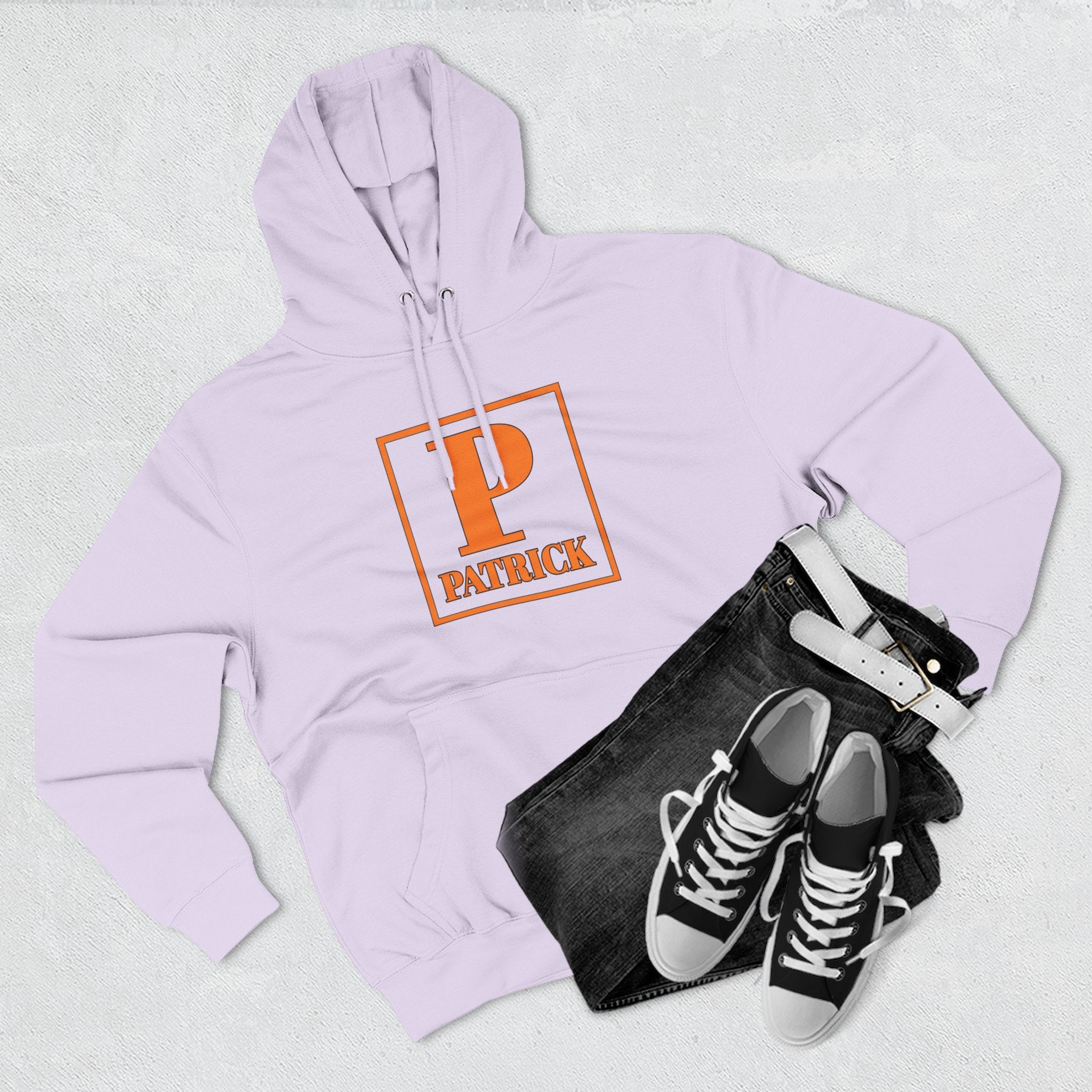 Patrick Monogram Hoodie — Personalized Initial P Letter Pullover