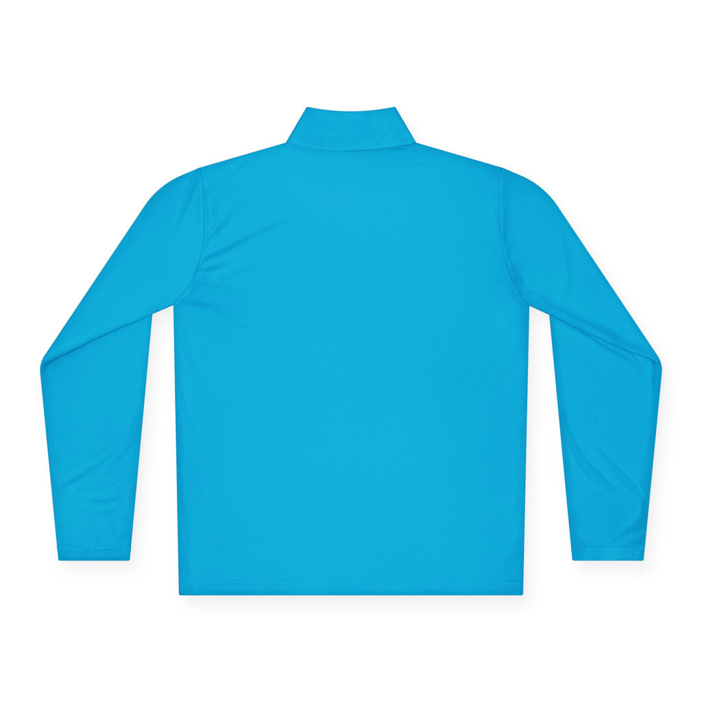 Quarter‑Zip Pullover with Small Orange Book Logo