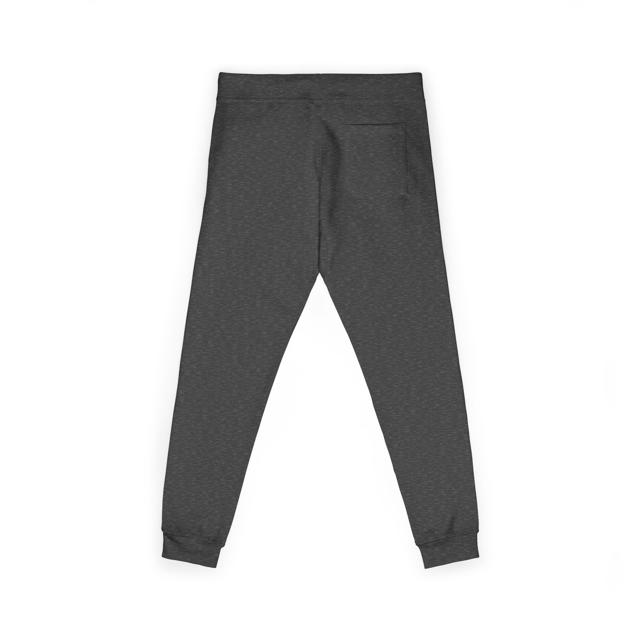 Embroidered Cozy Sweatpants — Minimal Red Crest Joggers