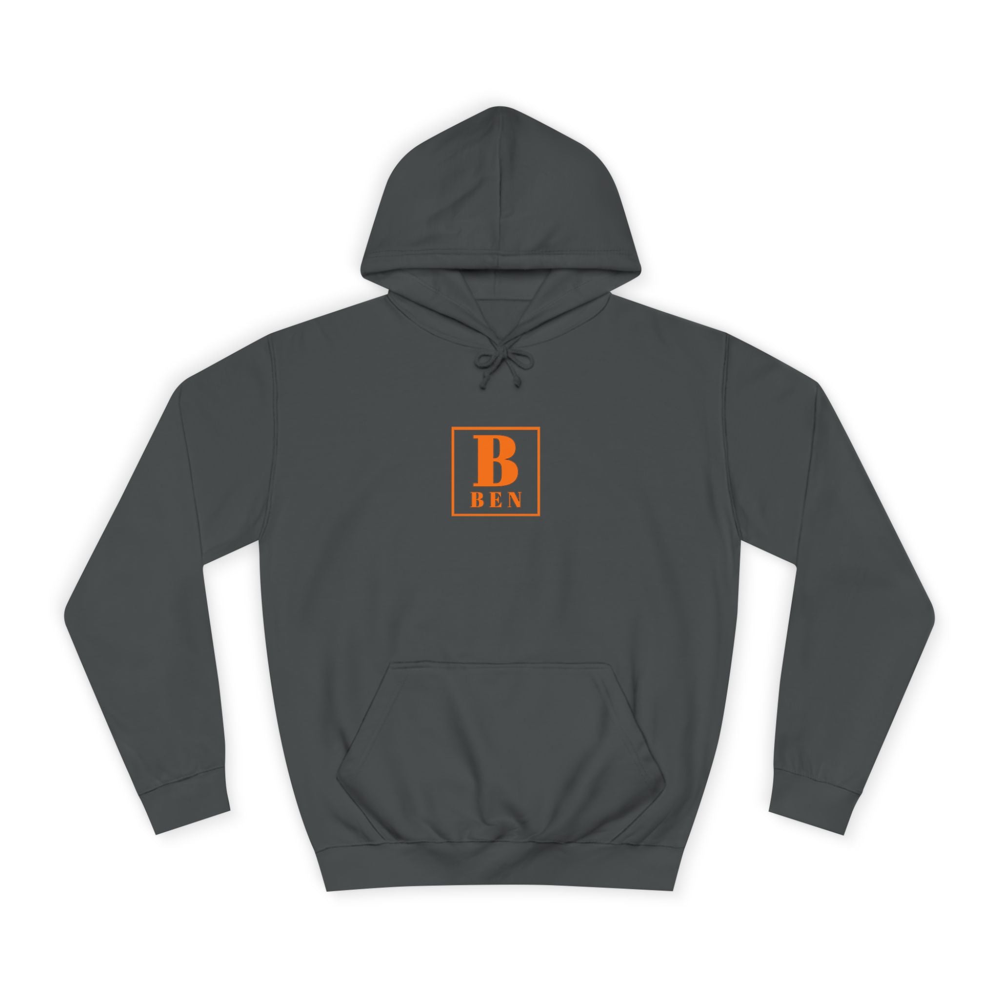 Initial Monogram Hoodie — Custom 'B BEN' College-Style Pullover