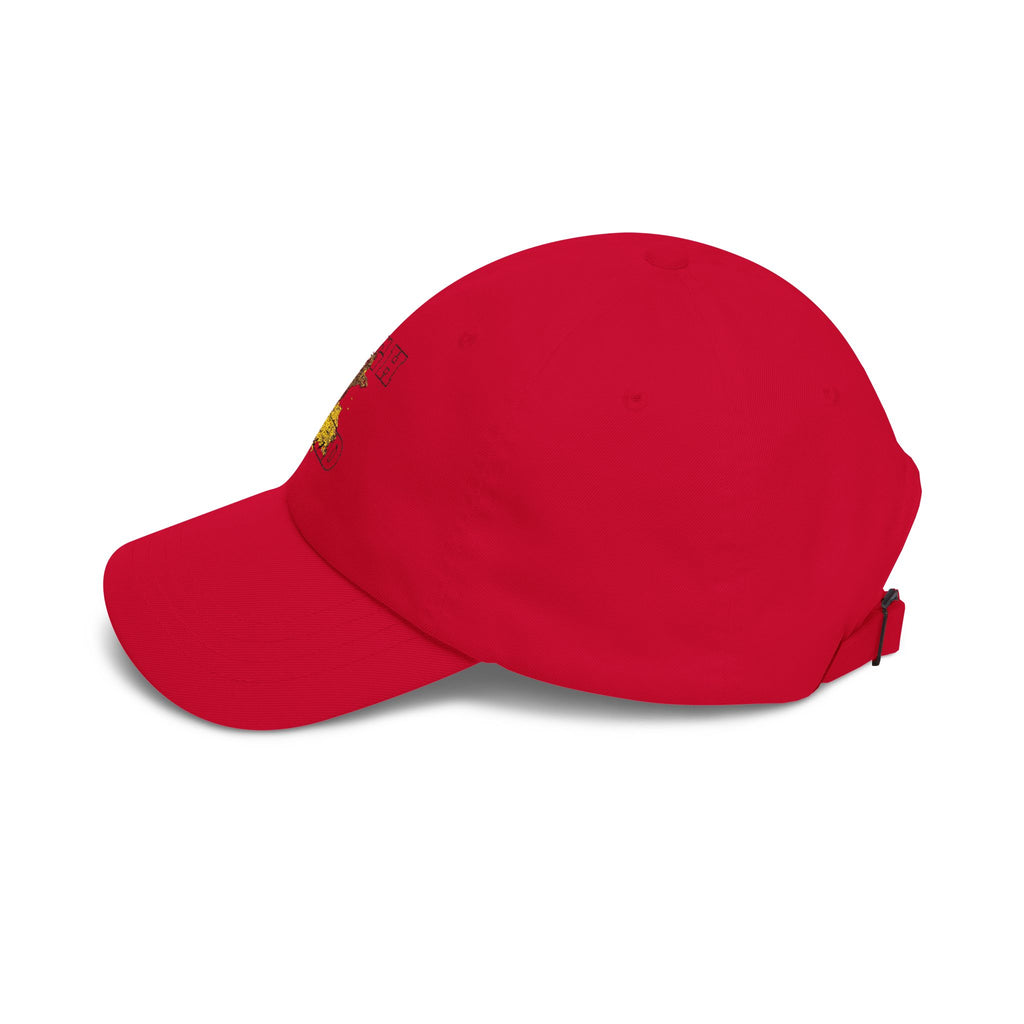 Dad Cap — 'High Speed' Skateboarding Dog Embroidered Hat