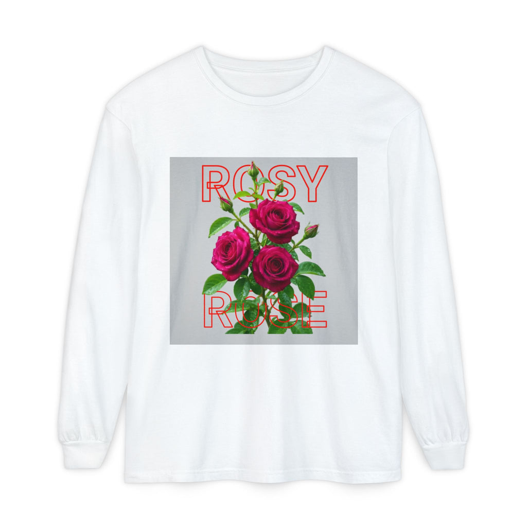 Rosy Rose Floral Long Sleeve Tee
