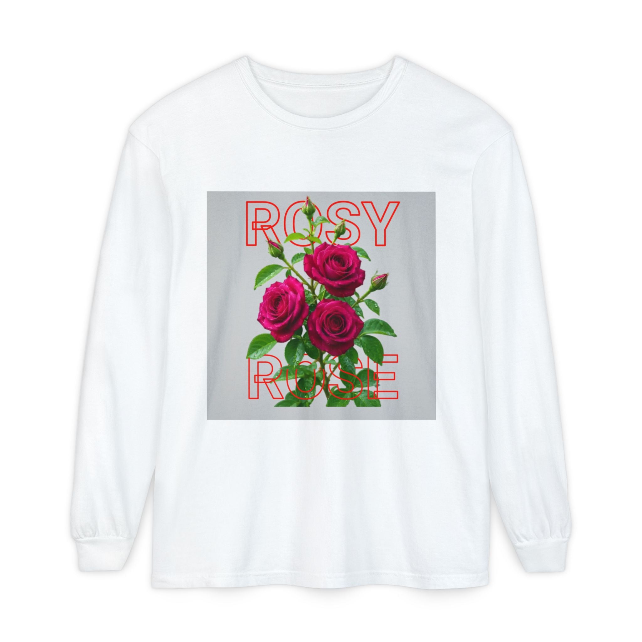 Rosy Rose Floral Long Sleeve Tee