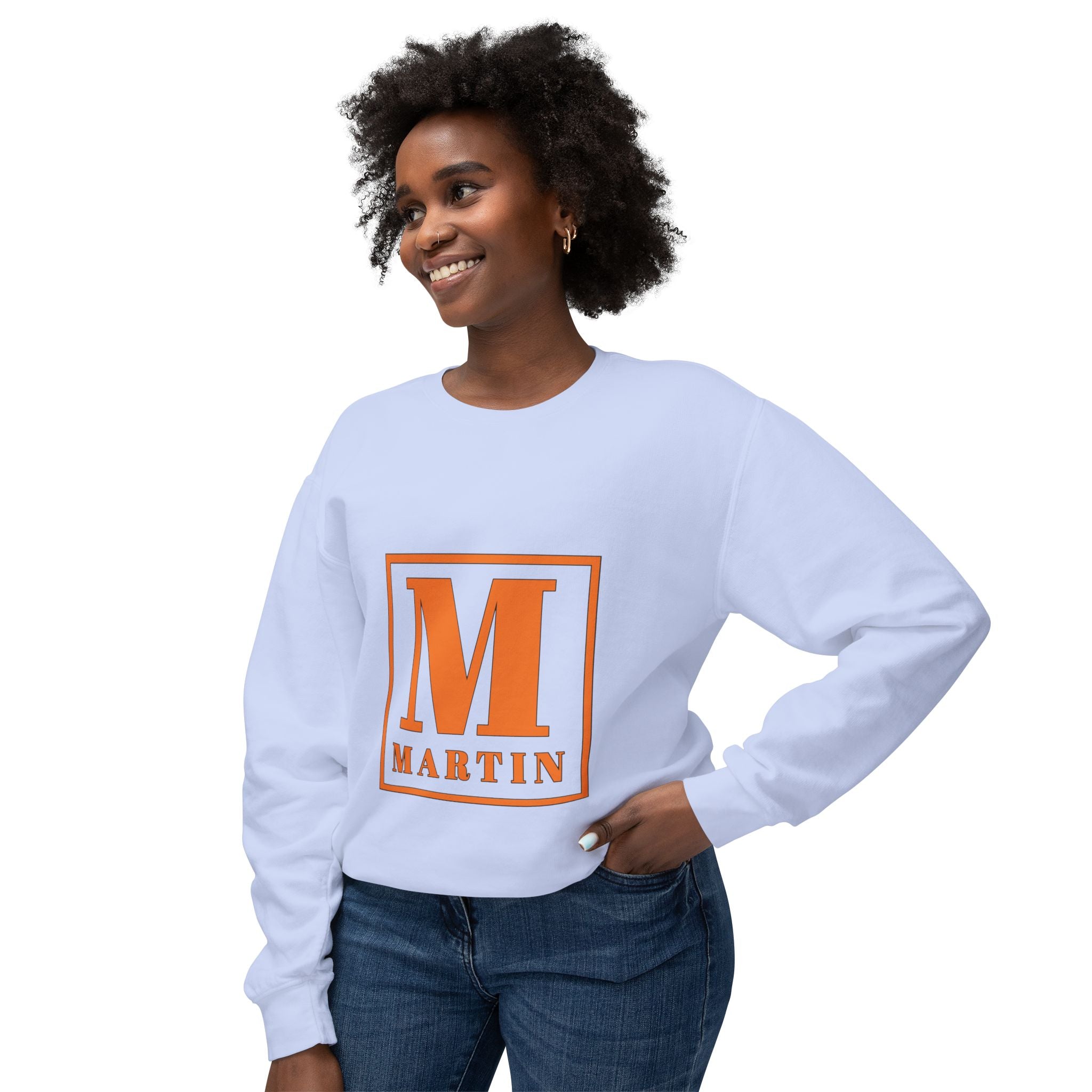 Personalized 'M' Monogram Sweatshirt – Martin Name Crewneck
