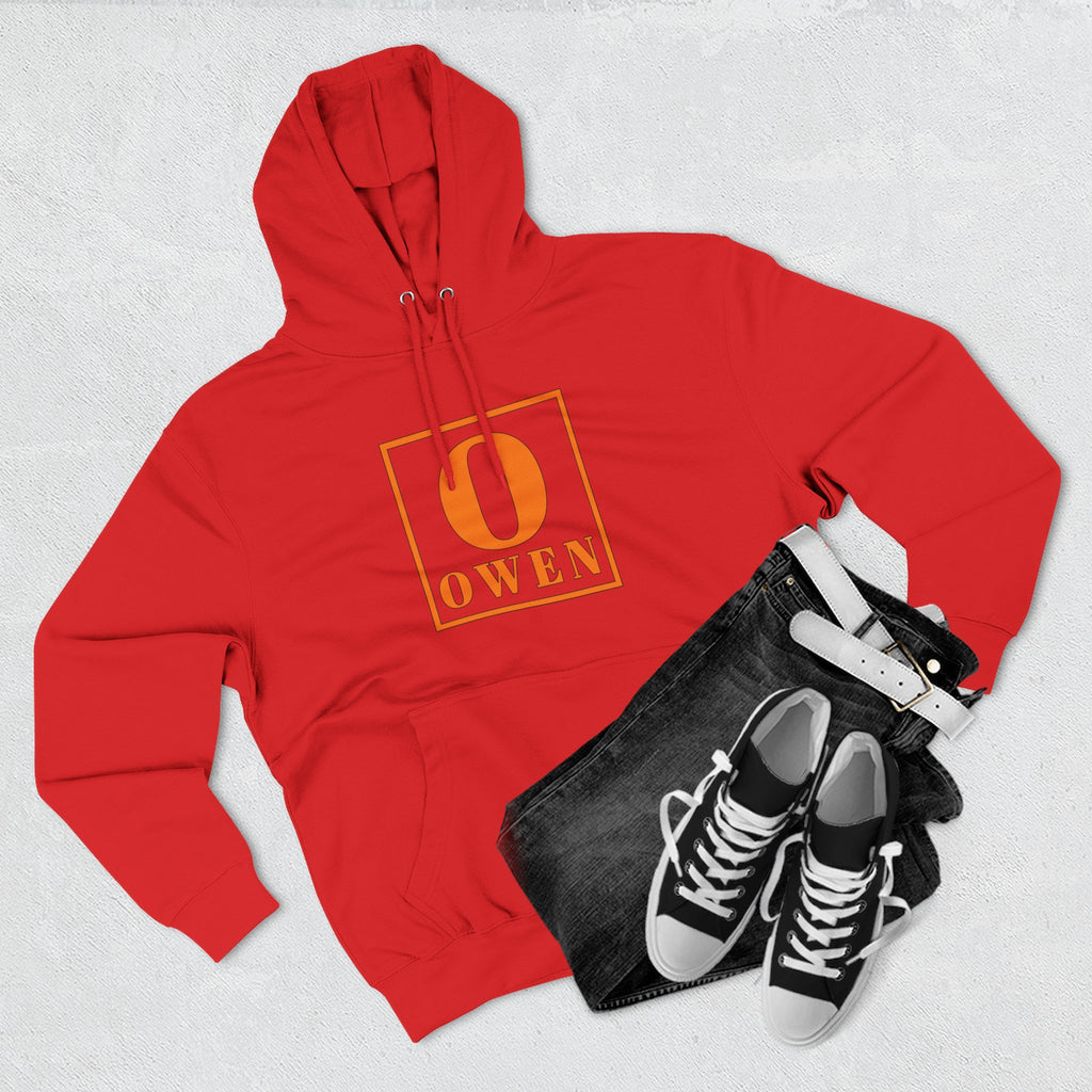Personalized Initial Hoodie — 'O' Owen Monogram Fleece Hoodie