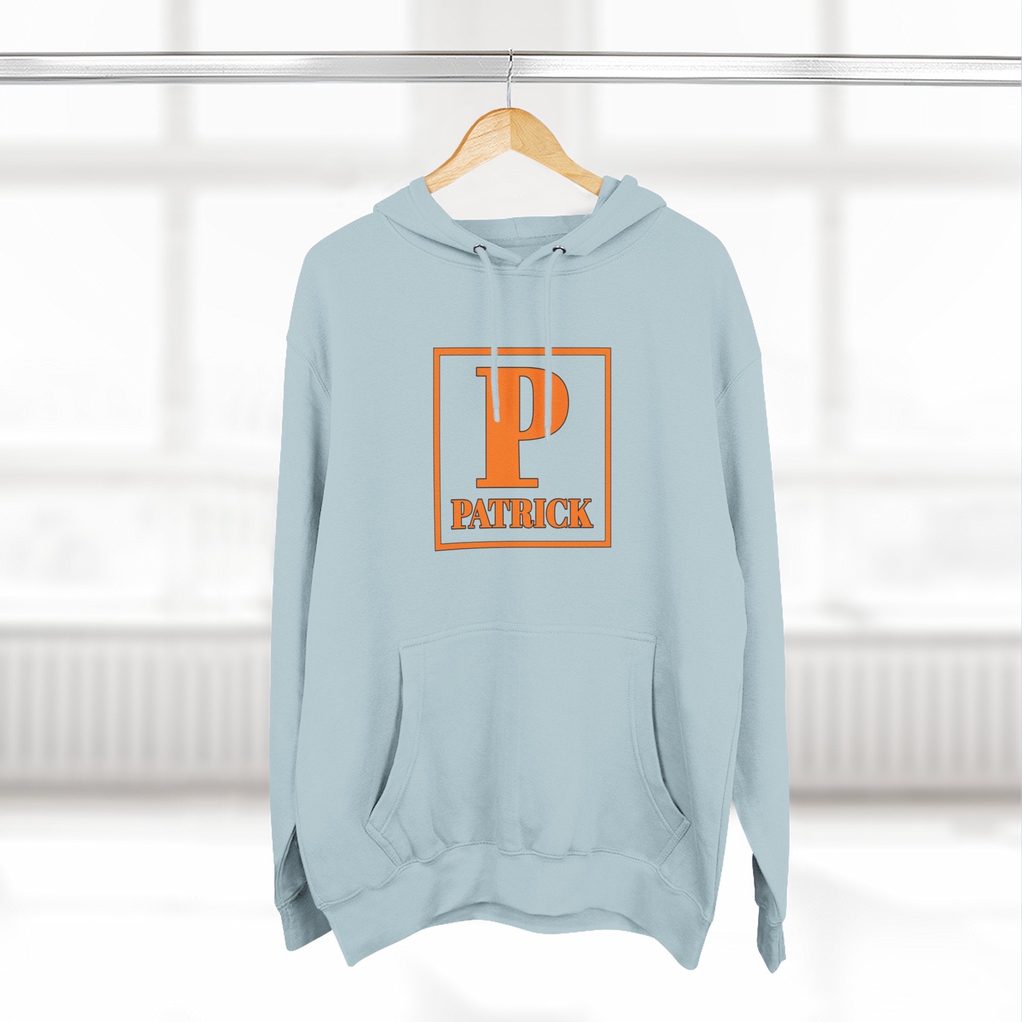 Patrick Monogram Hoodie — Personalized Initial P Letter Pullover