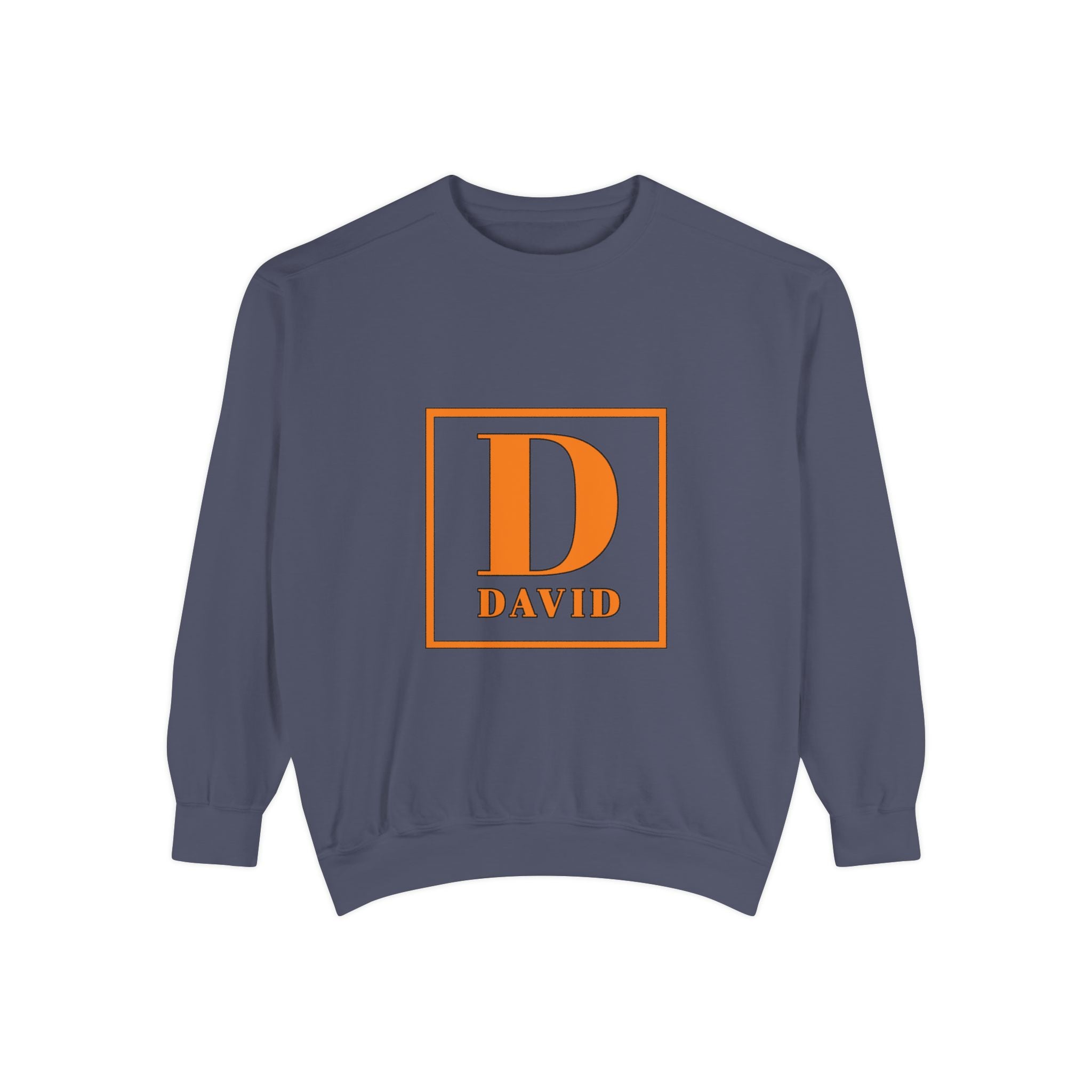 David Monogram Sweatshirt — Personalized Initial D Crewneck
