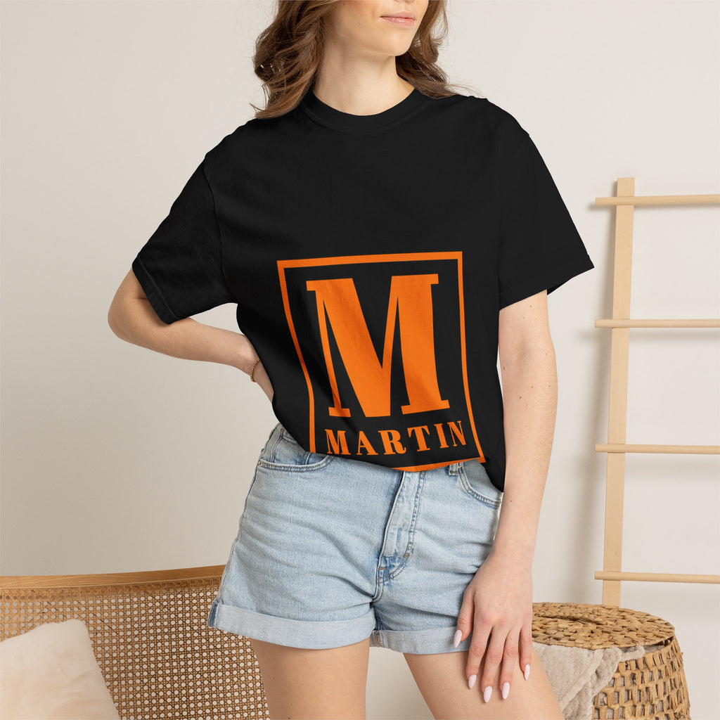 Martin Monogram T-Shirt — Personalized Initial 'M' Block Logo Tee