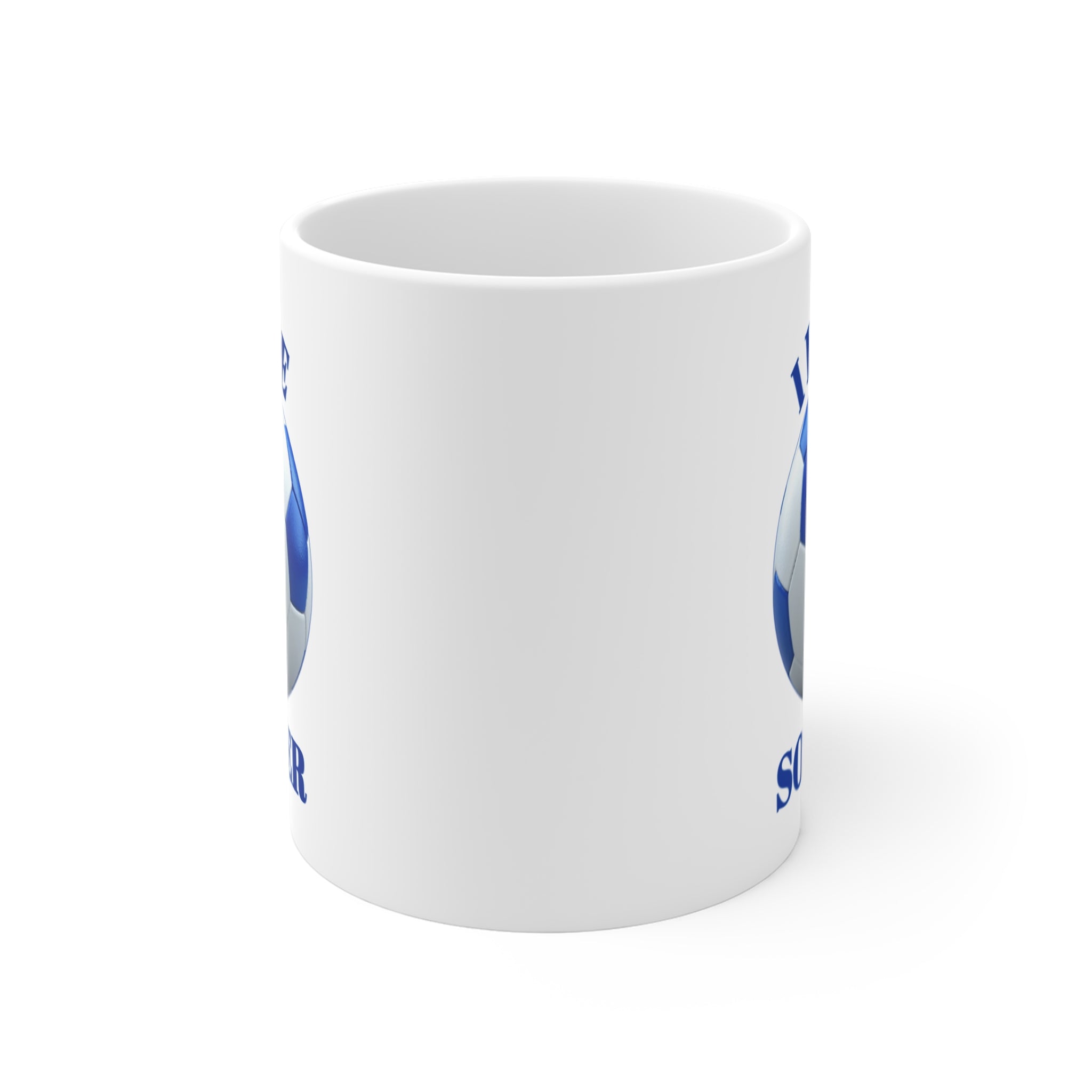Soccer Mug - "I Love Soccer" 11oz Coffee Cup
