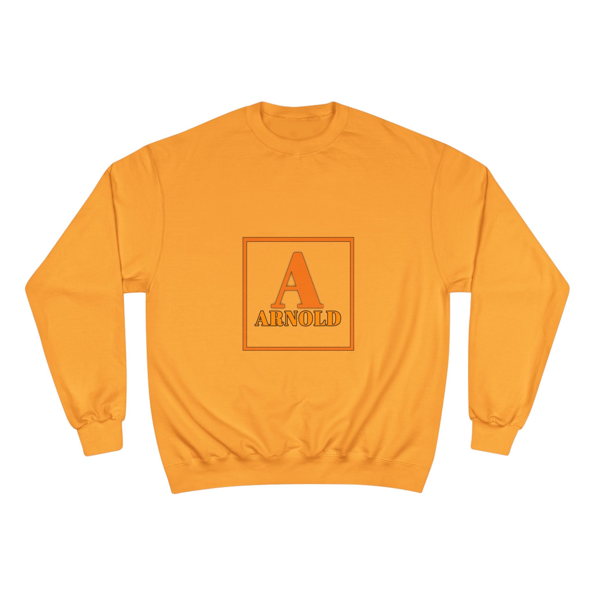 Arnold Letterman Sweatshirt – Personalized A Monogram Champion Crewneck
