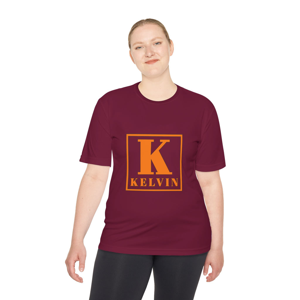 Kelvin Monogram Tee — Orange Block K Personalized T-Shirt