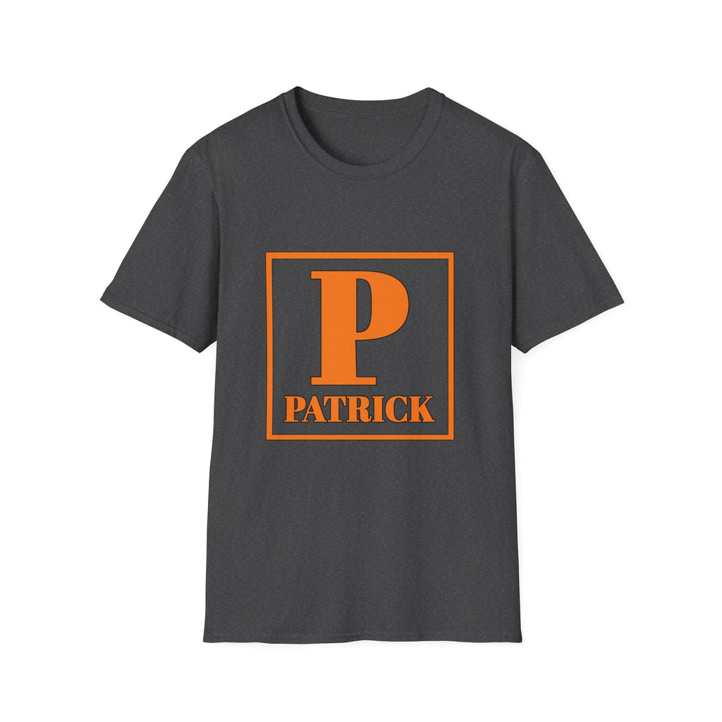 Personalized Initial 'P' T-Shirt – Bold Monogram Patrick Tee