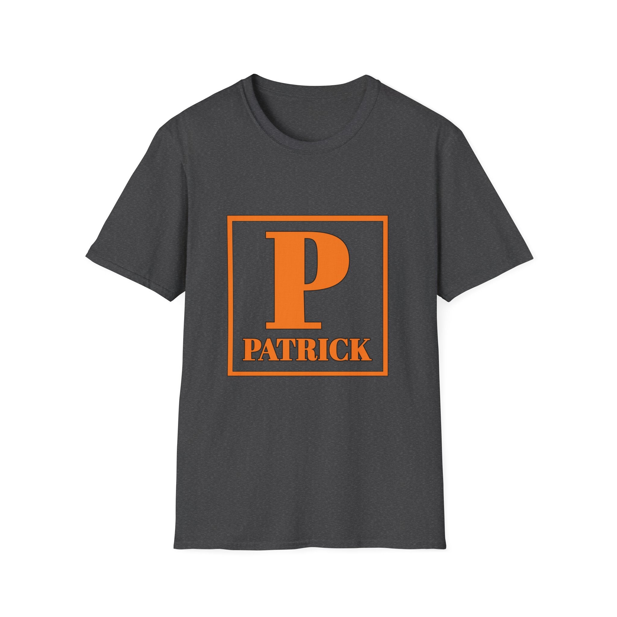 Personalized Initial 'P' T-Shirt – Bold Monogram Patrick Tee