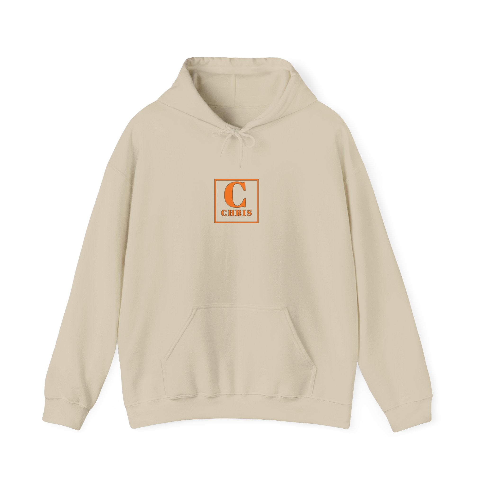 Initial C Monogram Hoodie — Personalized ‘C’ Chest Logo Pullover