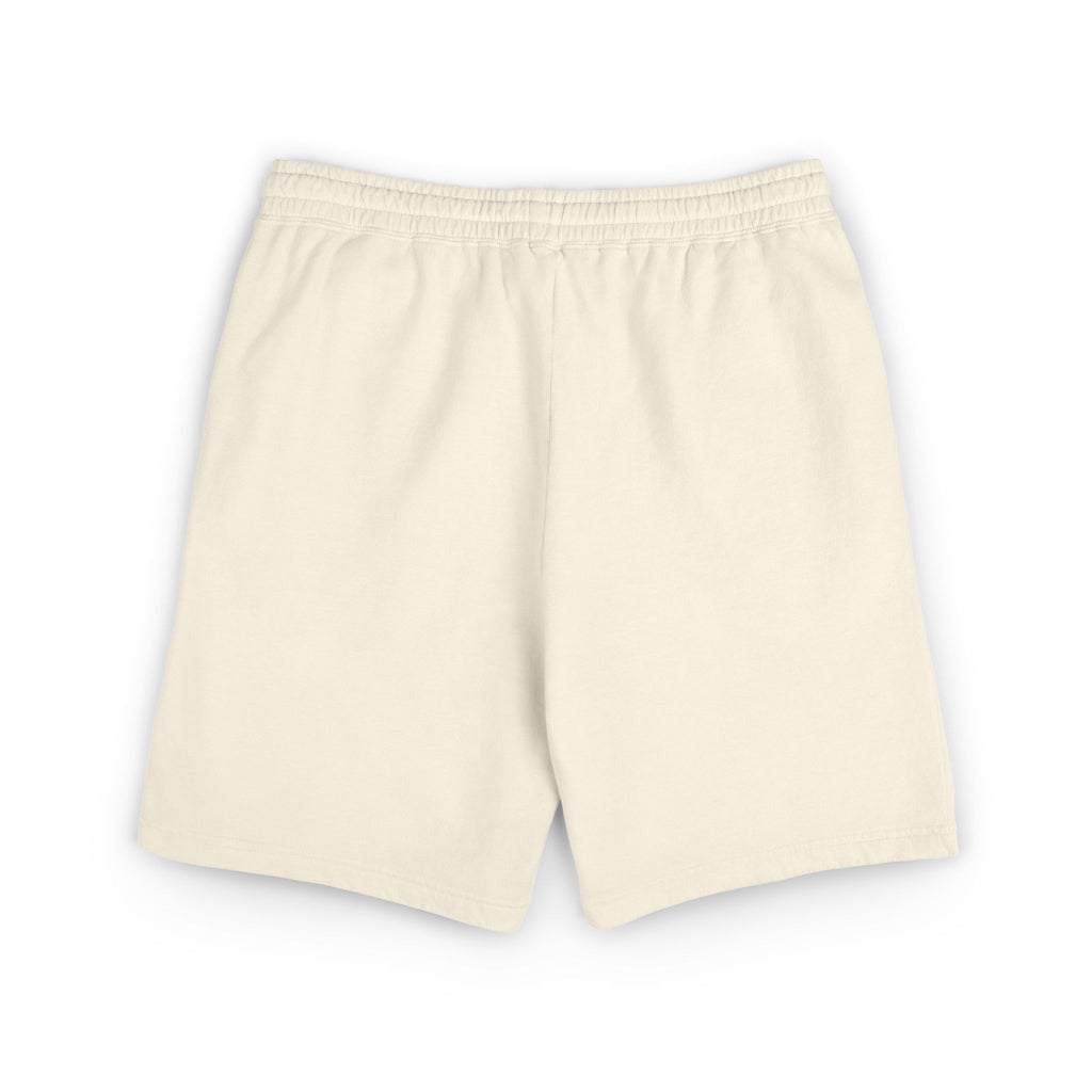 Lightweight Garment-Dyed Fleece Shorts — Minimal Block 'B' Logo