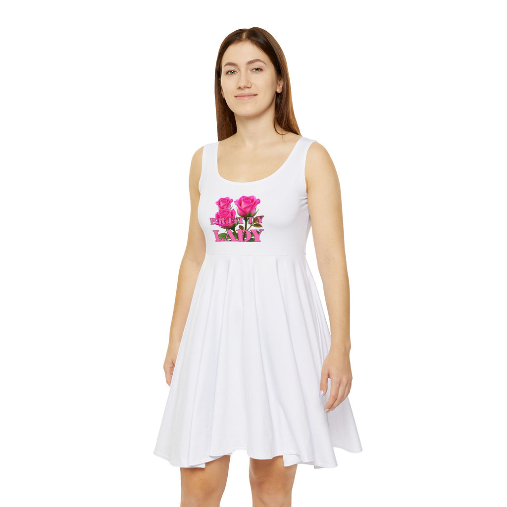 Skater Dress — Pretty Lady Floral Graphic