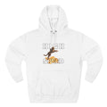 High Speed Cheetah Hoodie — Retro T-Rex Graphic Fleece Pullover