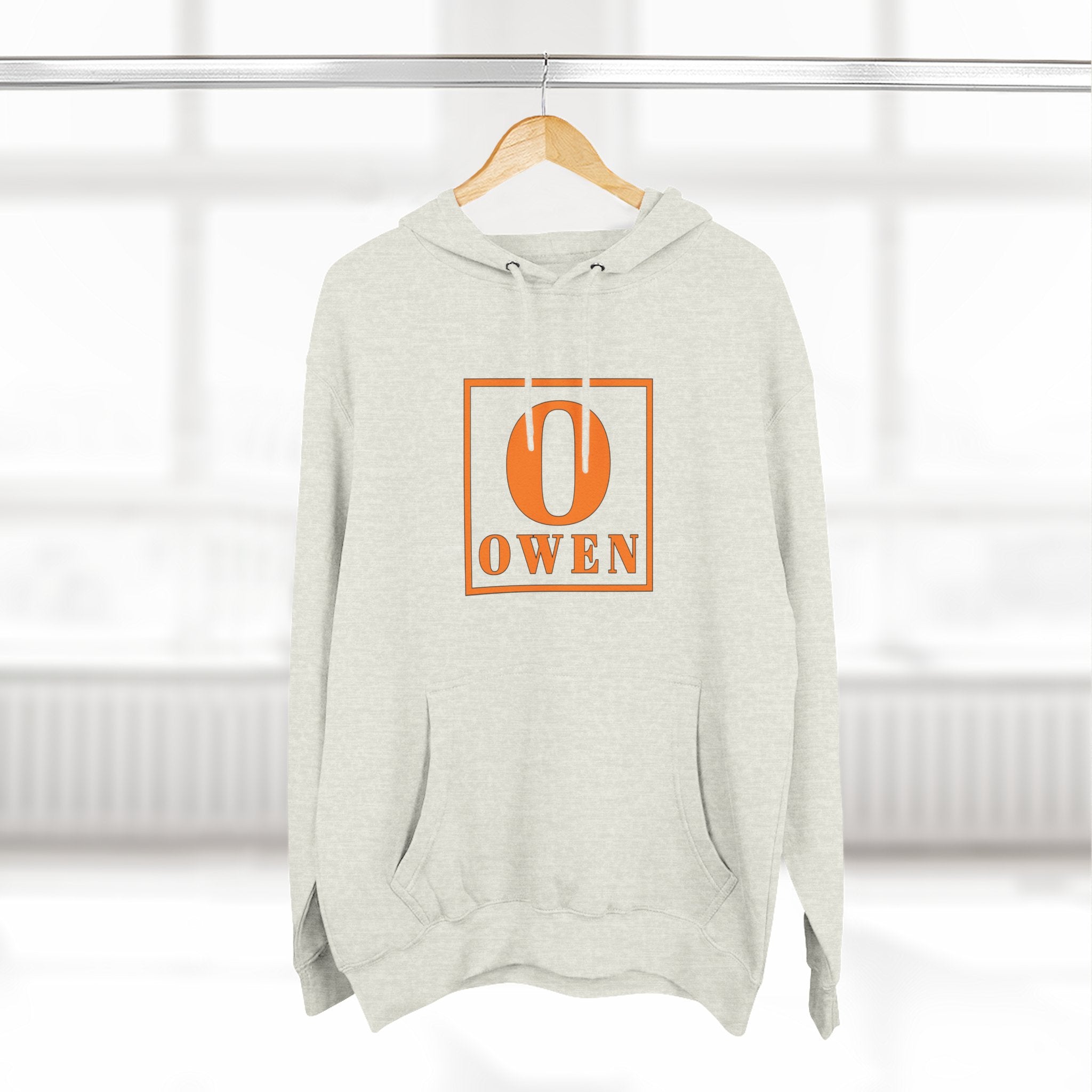 Personalized Initial Hoodie — 'O' Owen Monogram Fleece Hoodie