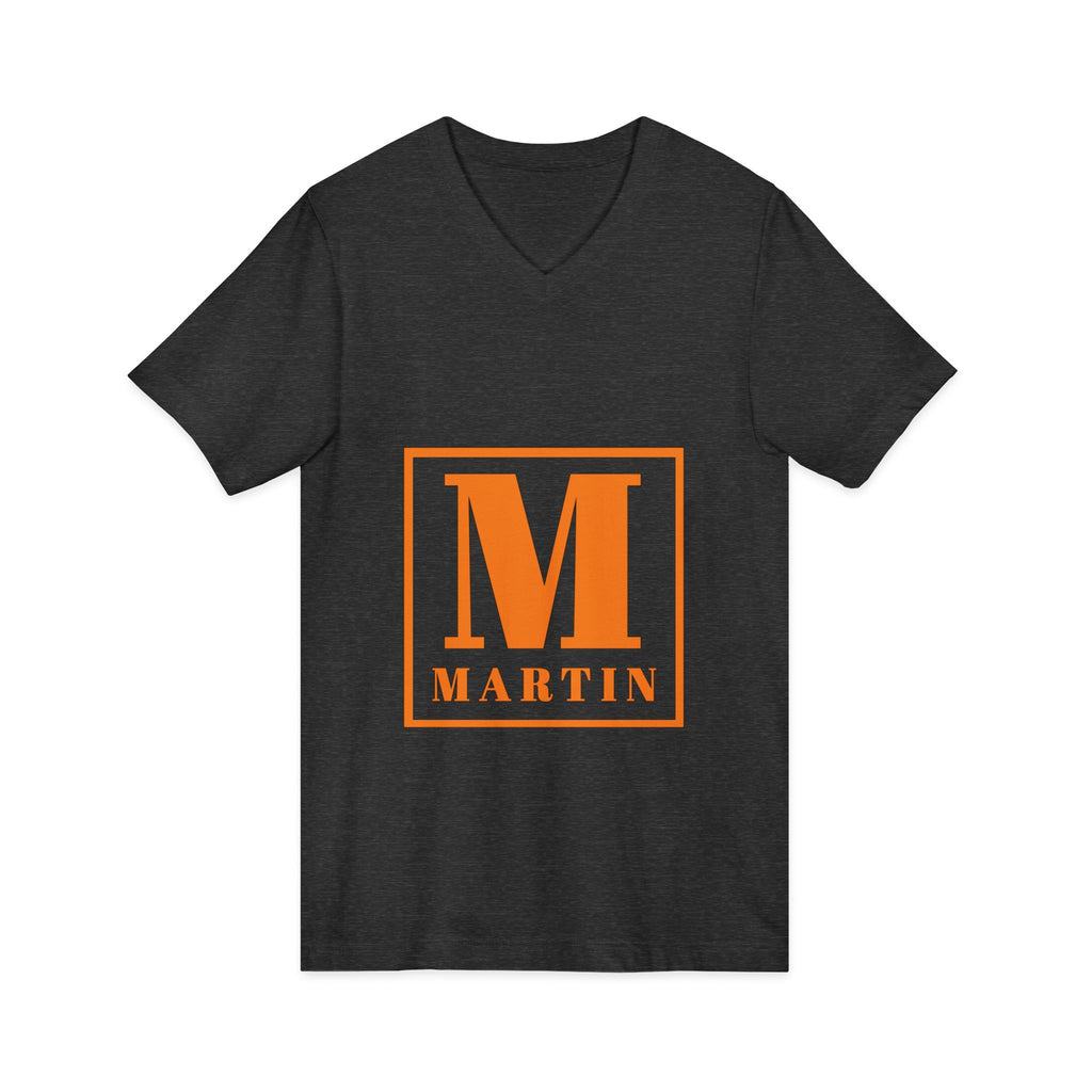 Monogram M Martin V-Neck Tee — Personalized Initial Shirt